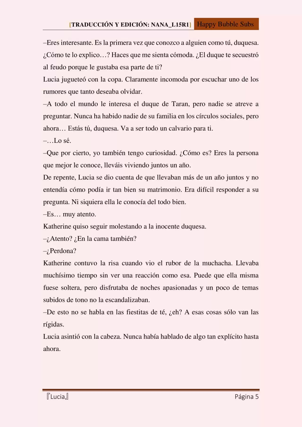 Lucia (Novela) - Capítulo 79 - Página 5 - LectorTMOo
