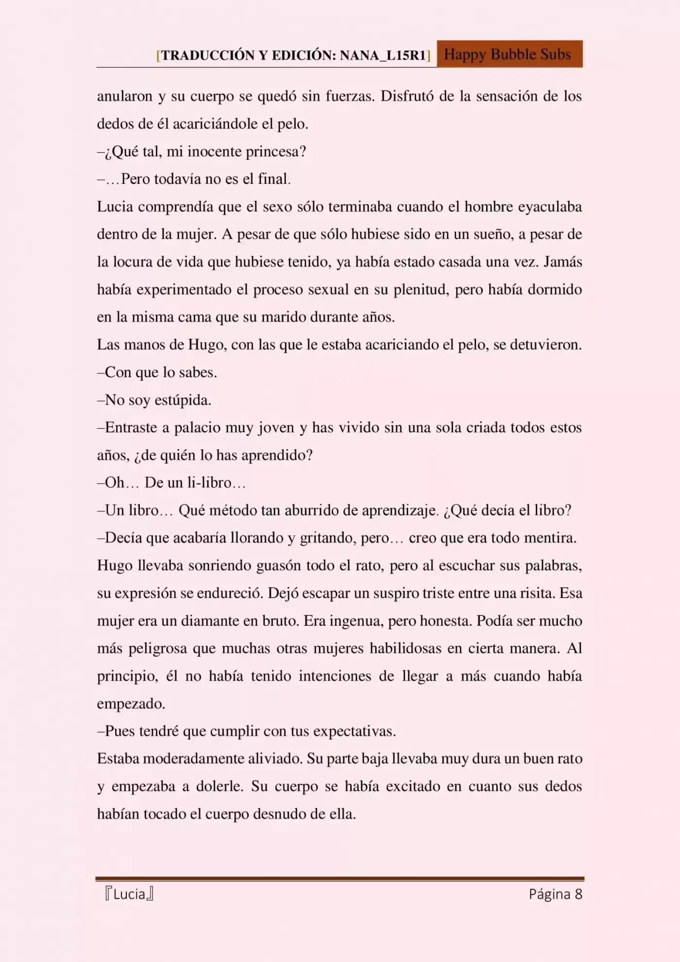Lucia (Novela) - Capítulo 8 - Página 8 - LectorTMOo