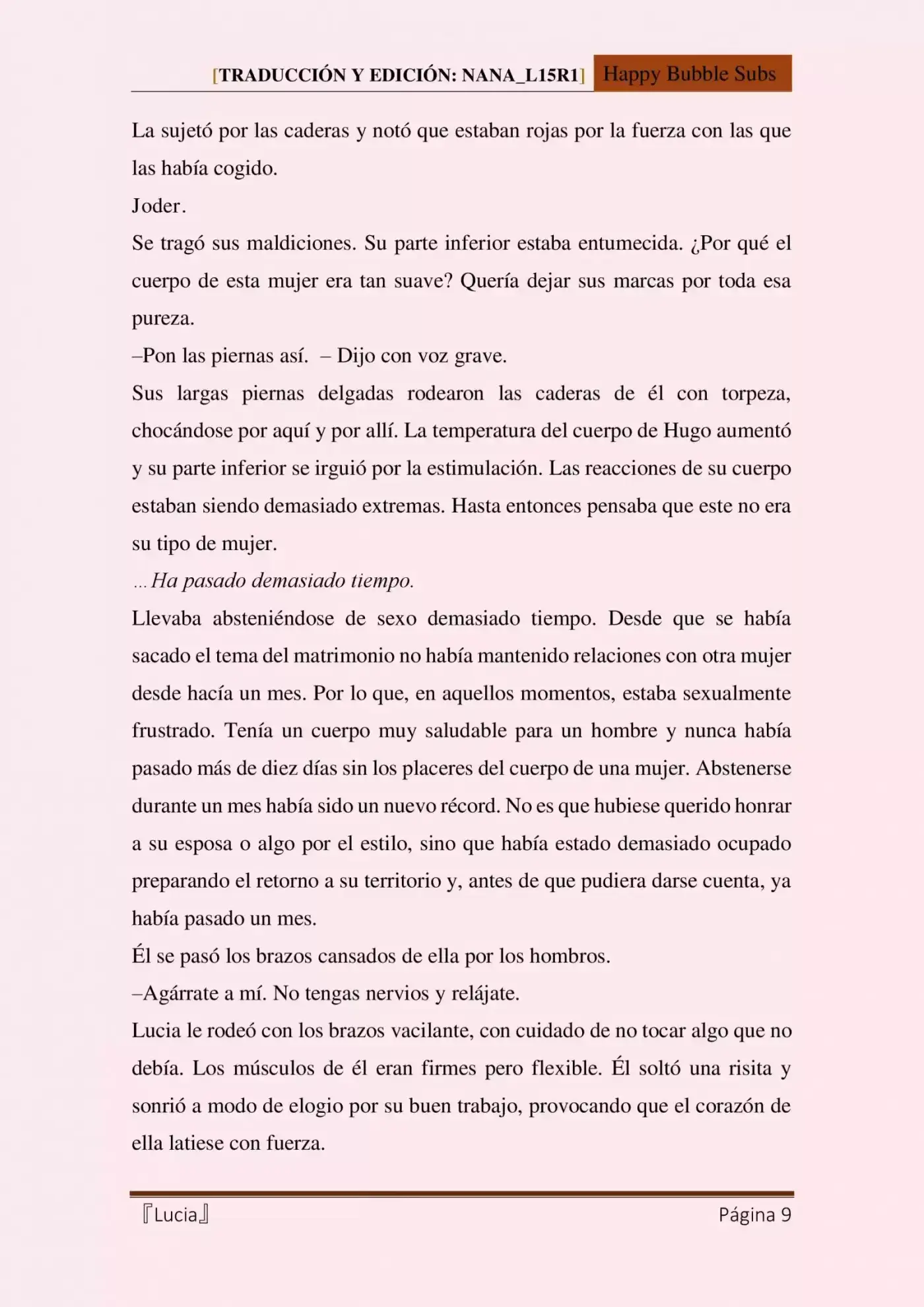 Lucia (Novela) - Capítulo 8 - Página 9 - LectorTMOo