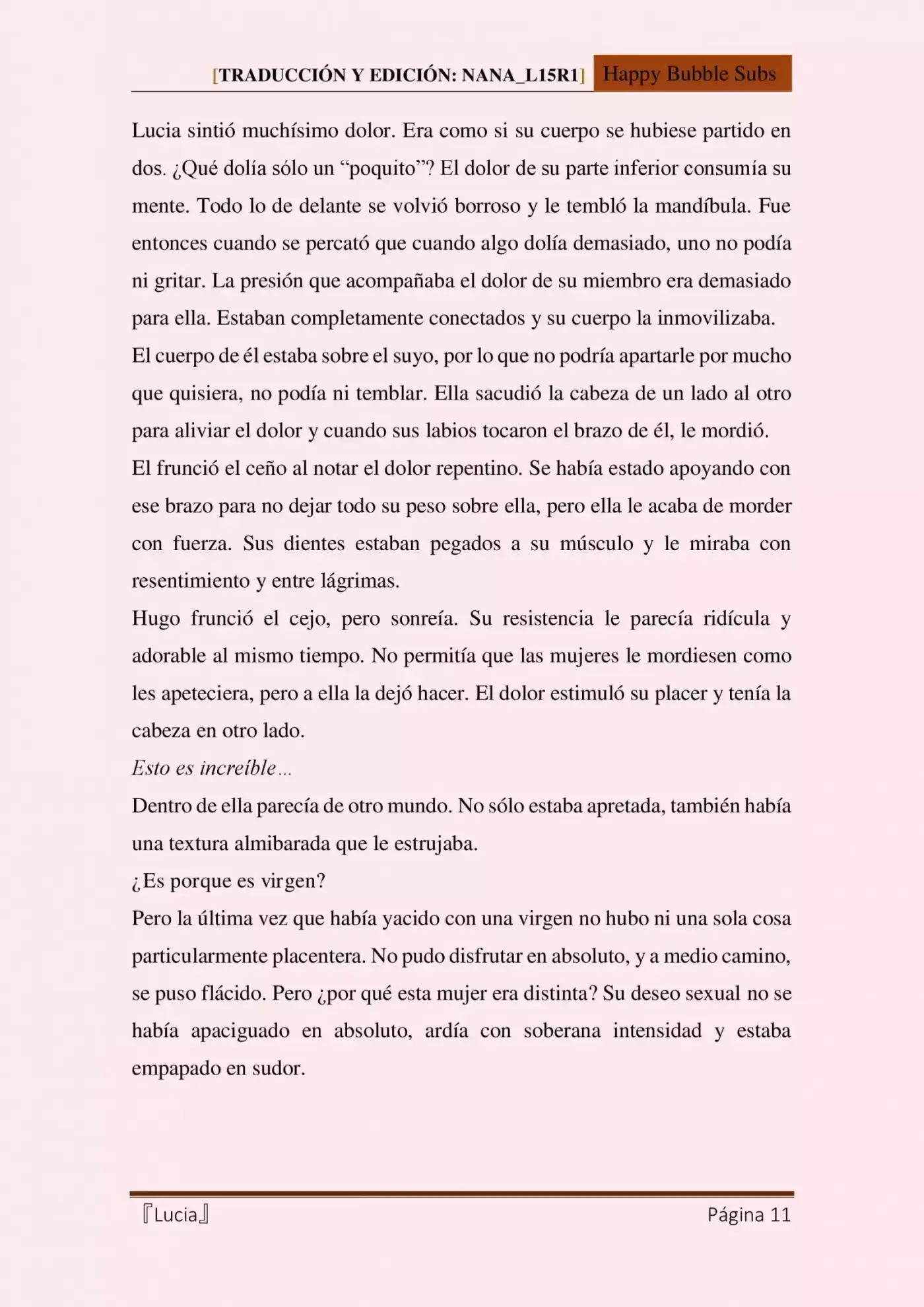 Lucia (Novela) - Capítulo 8 - Página 11 - LectorTMOo