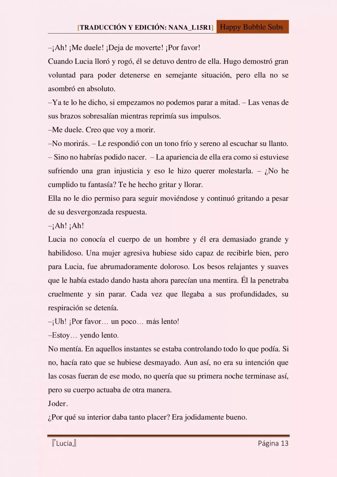 Lucia (Novela) - Capítulo 8 - Página 13 - LectorTMOo