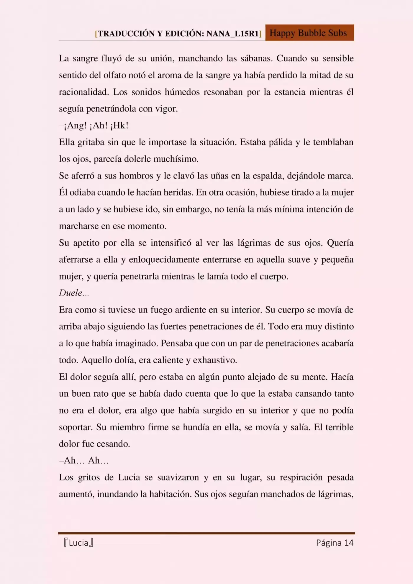 Lucia (Novela) - Capítulo 8 - Página 14 - LectorTMOo