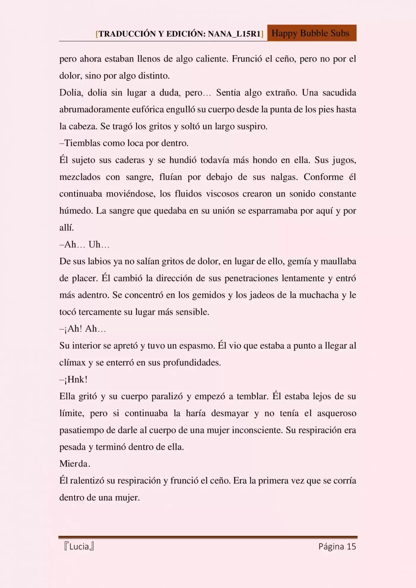Lucia (Novela) - Capítulo 8 - Página 15 - LectorTMOo