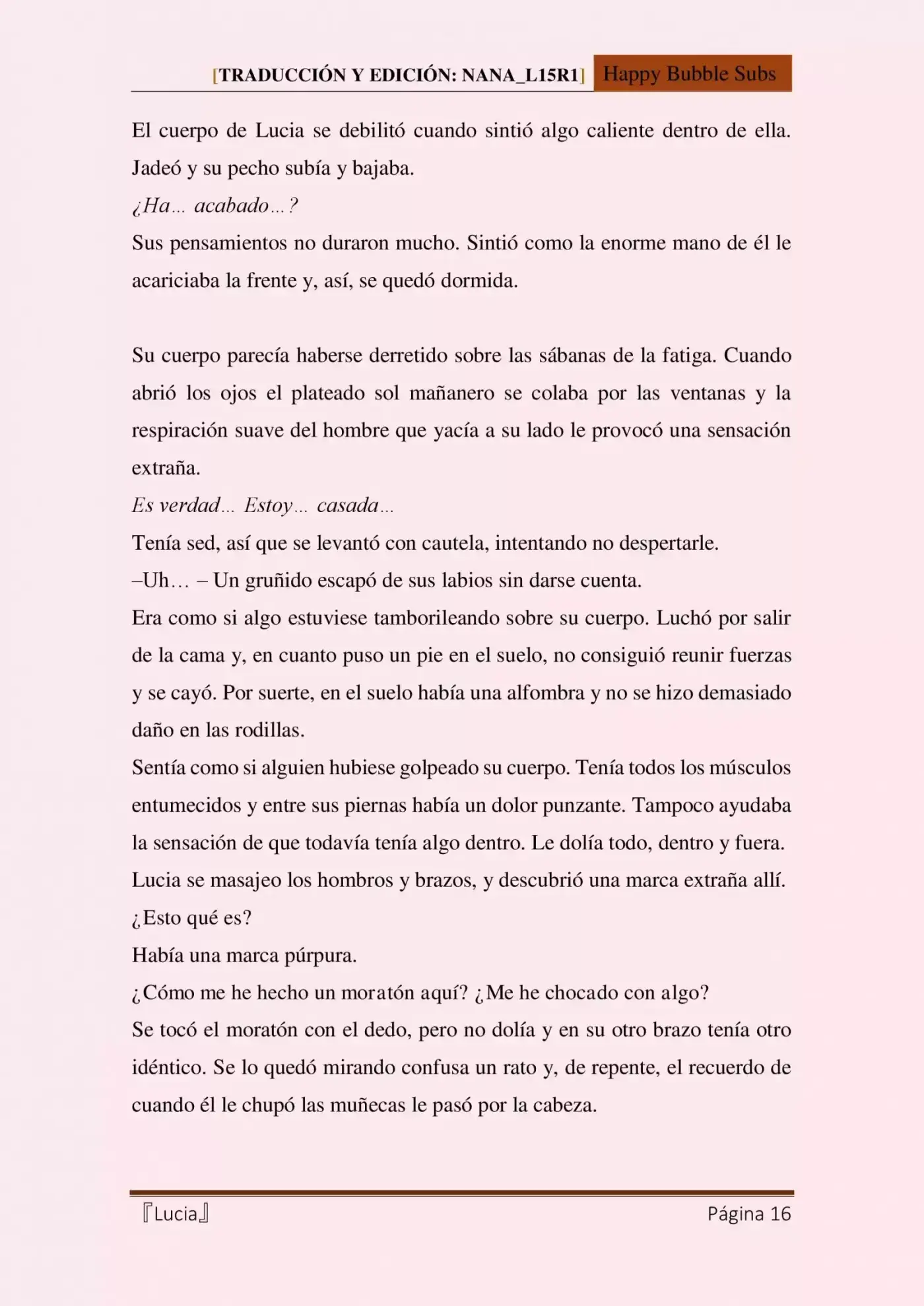 Lucia (Novela) - Capítulo 8 - Página 16 - LectorTMOo