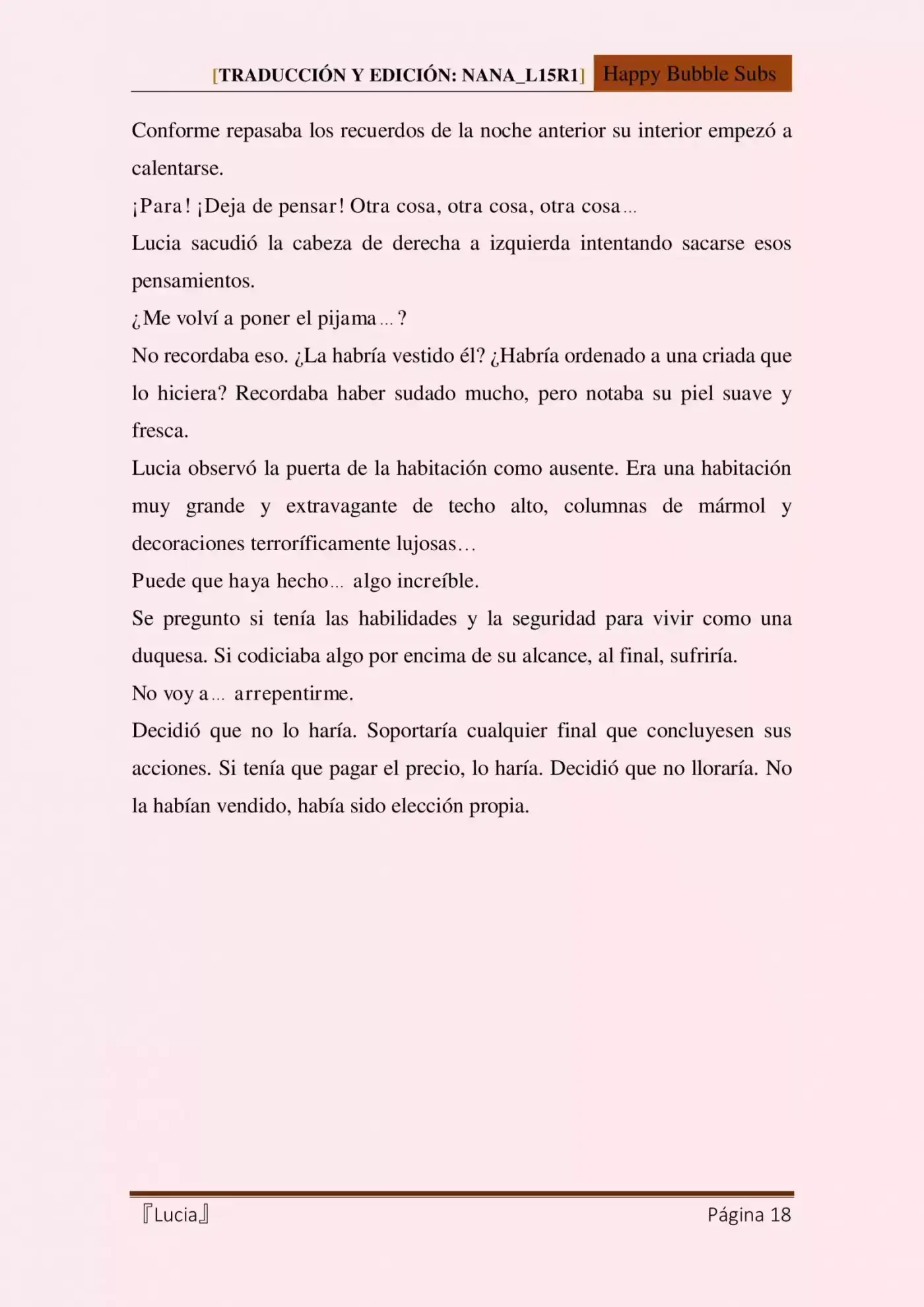 Lucia (Novela) - Capítulo 8 - Página 18 - LectorTMOo