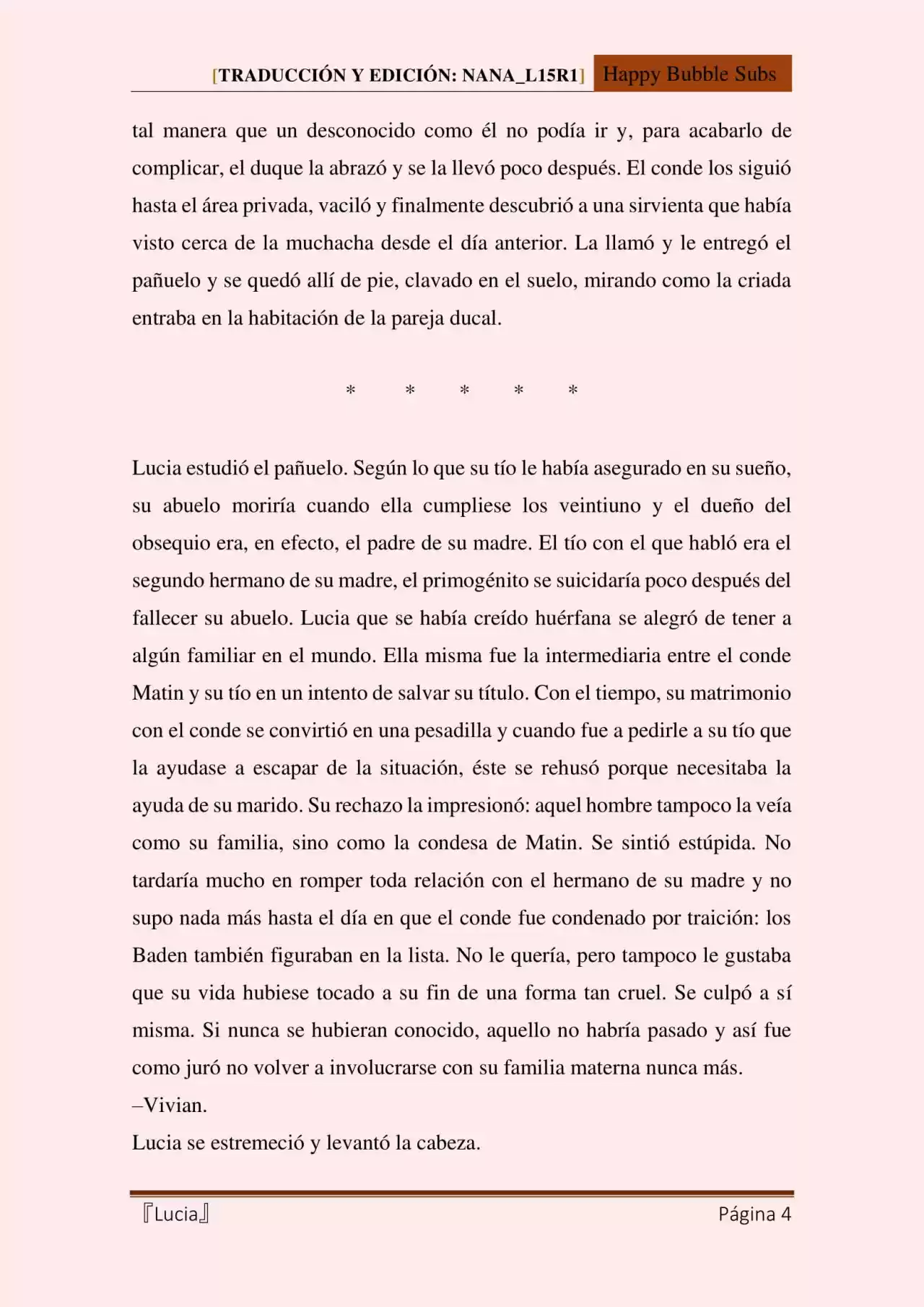 Lucia (Novela) - Capítulo 81 - Página 4 - LectorTMOo