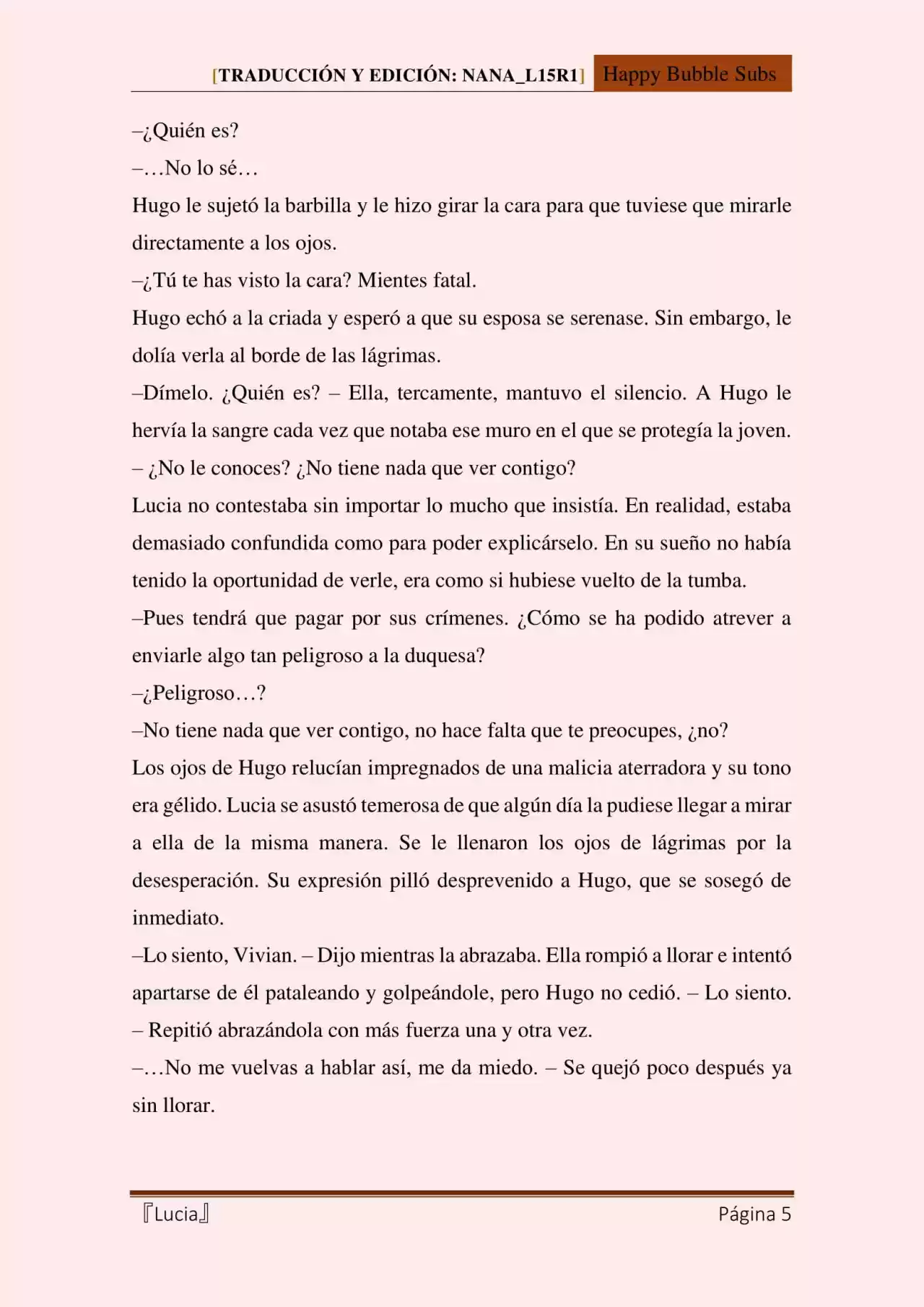Lucia (Novela) - Capítulo 81 - Página 5 - LectorTMOo