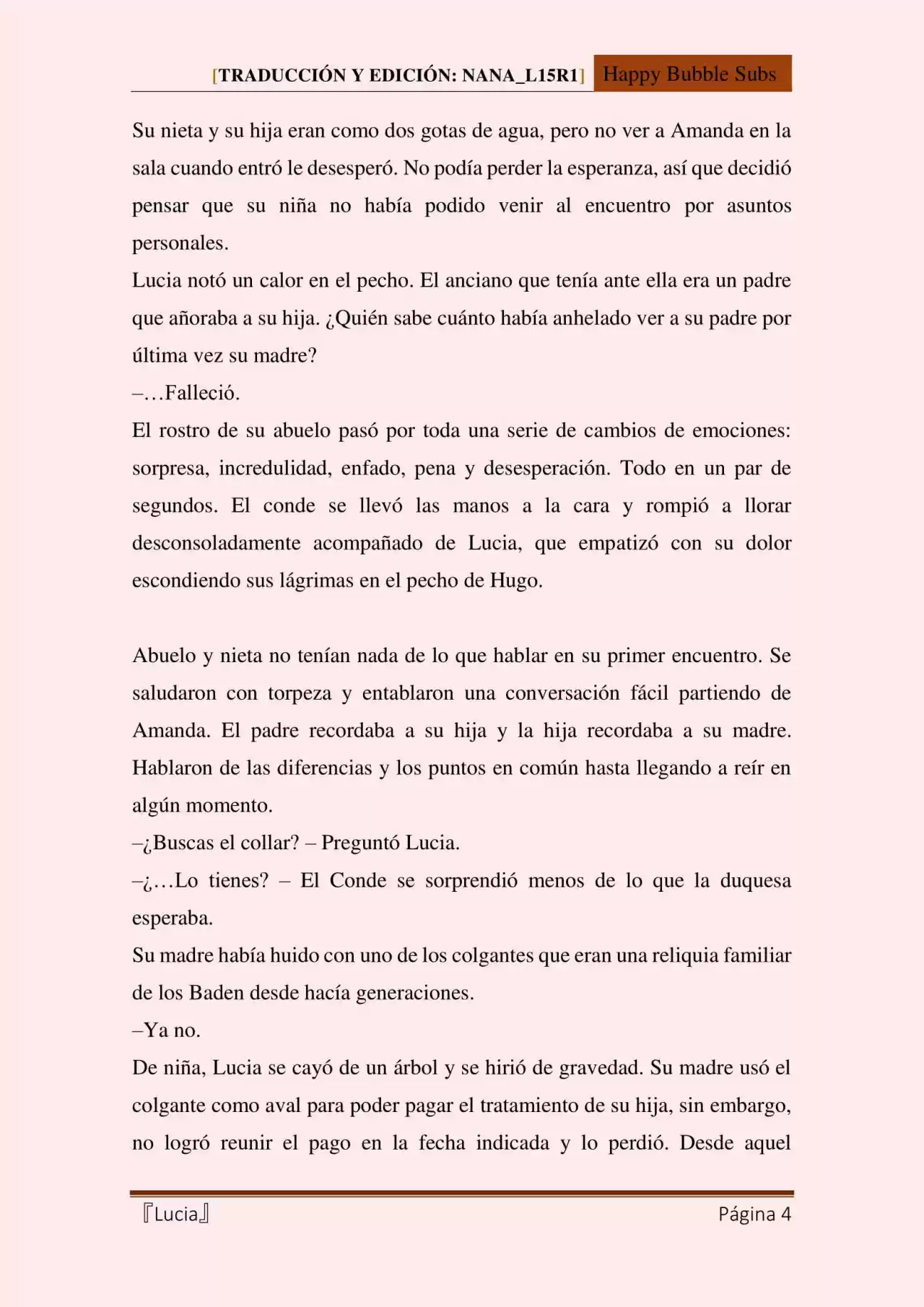 Lucia (Novela) - Capítulo 83 - Página 4 - LectorTMOo