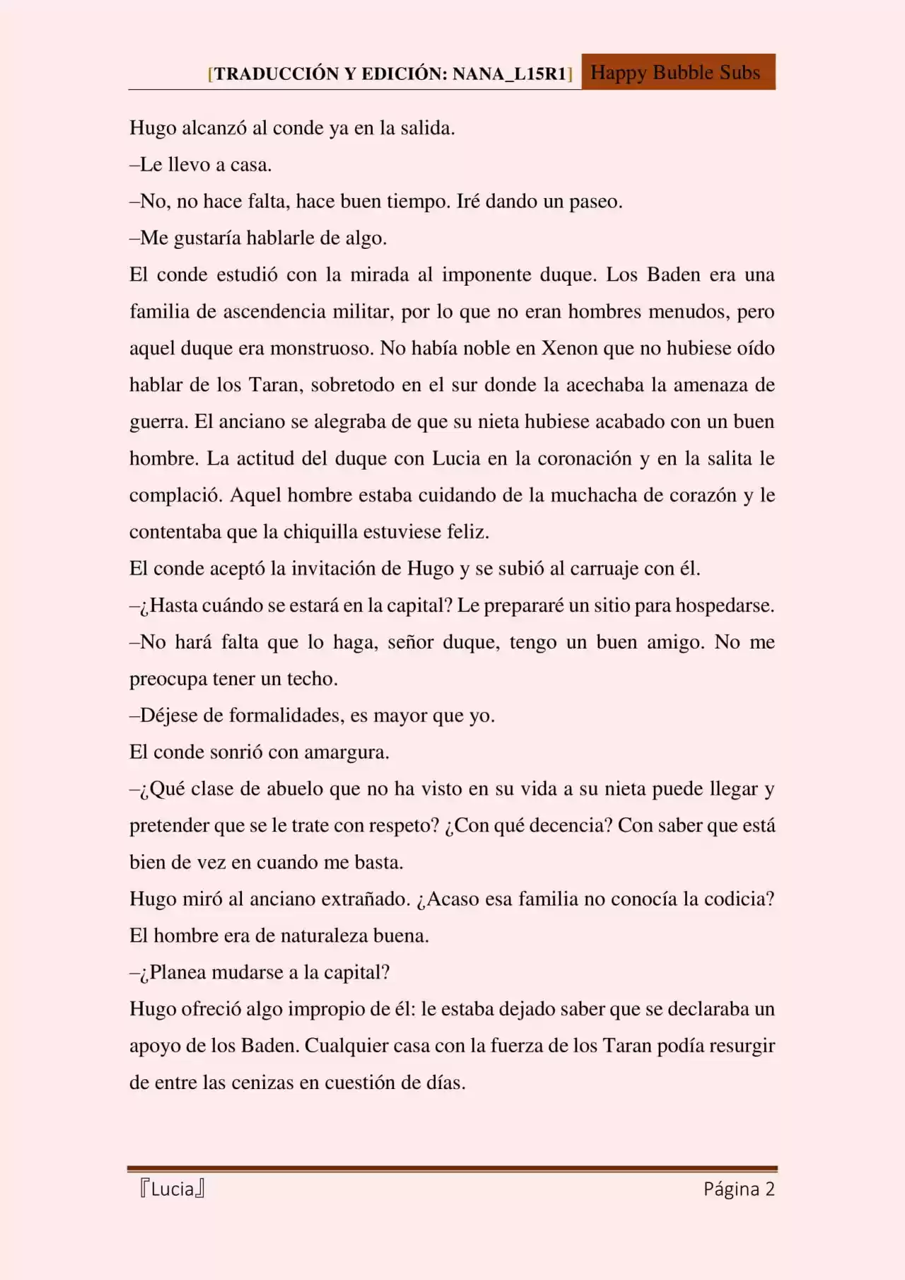 Lucia (Novela) - Capítulo 84 - Página 2 - LectorTMOo