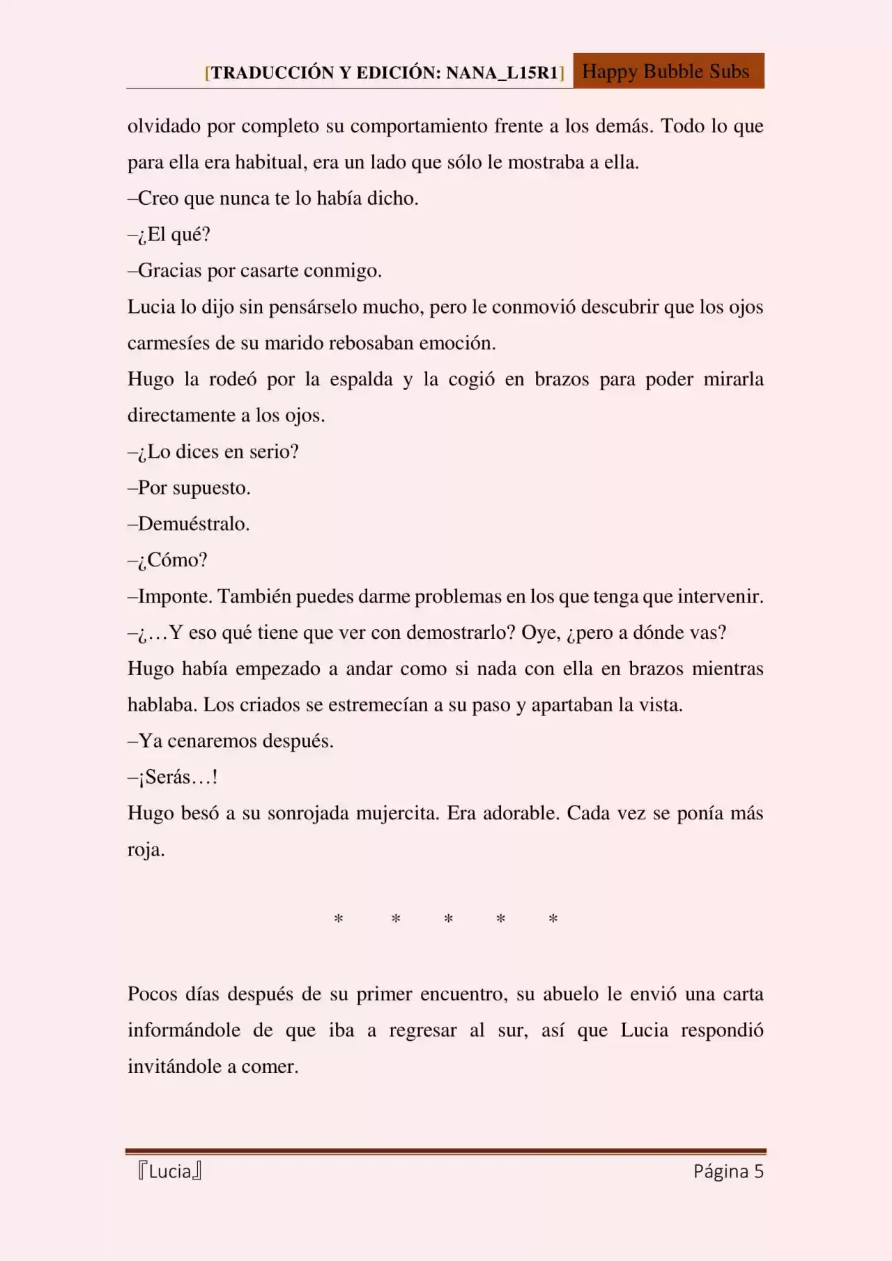 Lucia (Novela) - Capítulo 84 - Página 5 - LectorTMOo