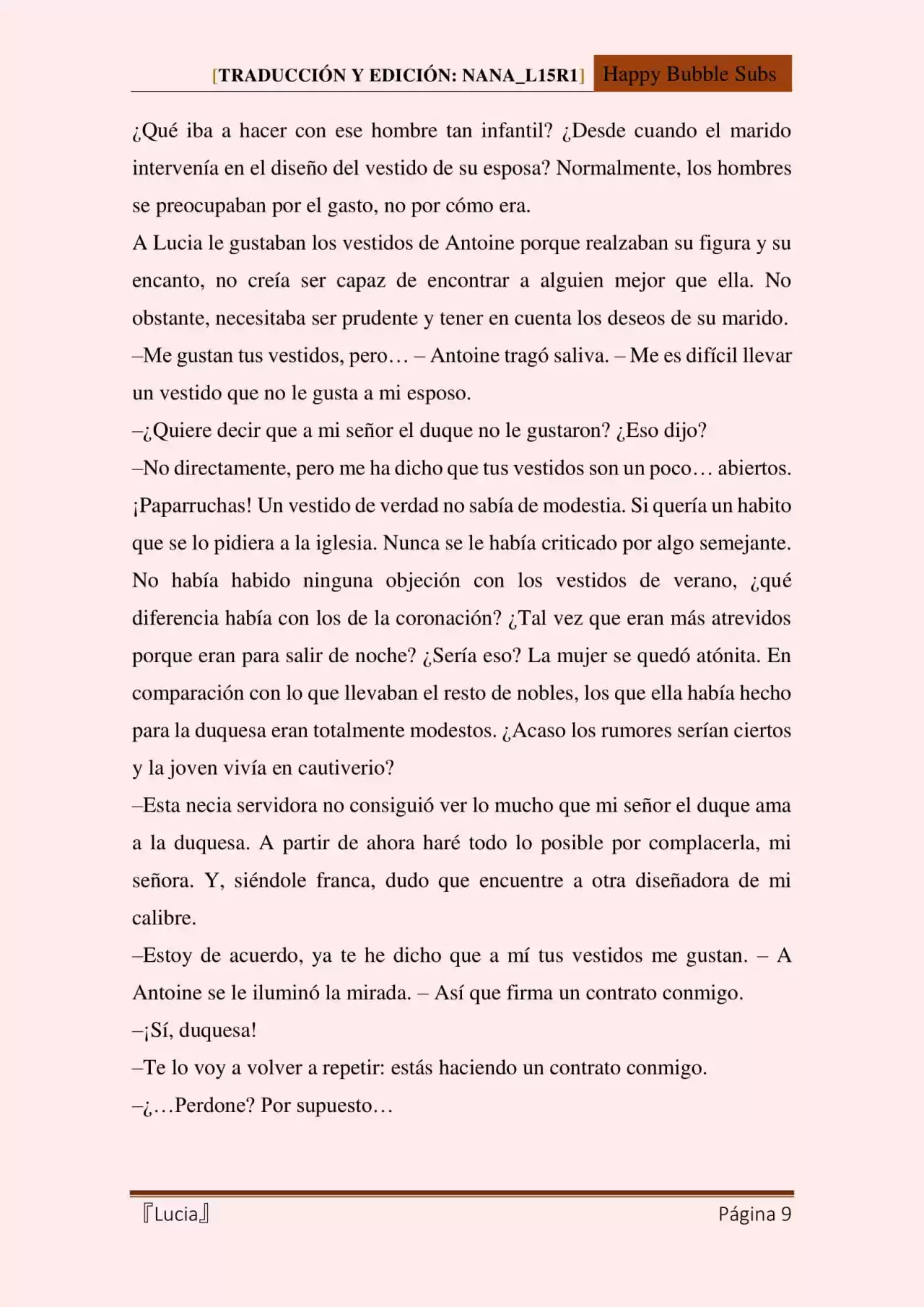Lucia (Novela) - Capítulo 84 - Página 9 - LectorTMOo