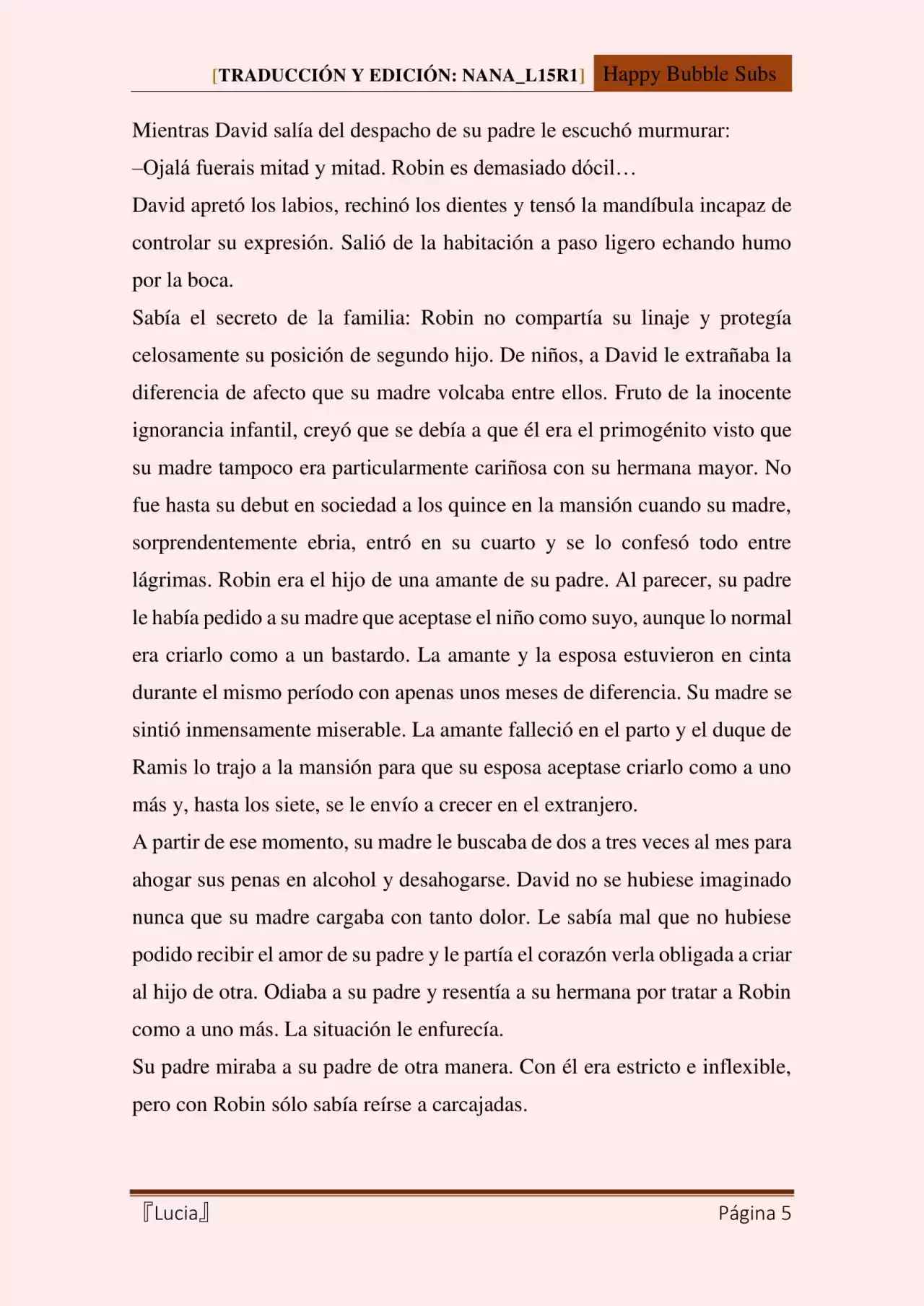Lucia (Novela) - Capítulo 86 - Página 5 - LectorTMOo