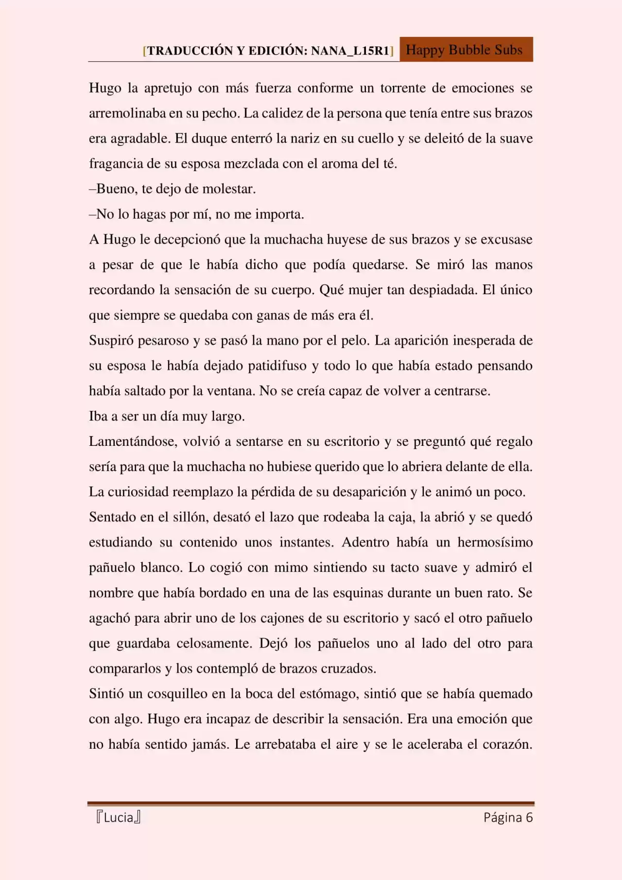 Lucia (Novela) - Capítulo 87 - Página 6 - LectorTMOo
