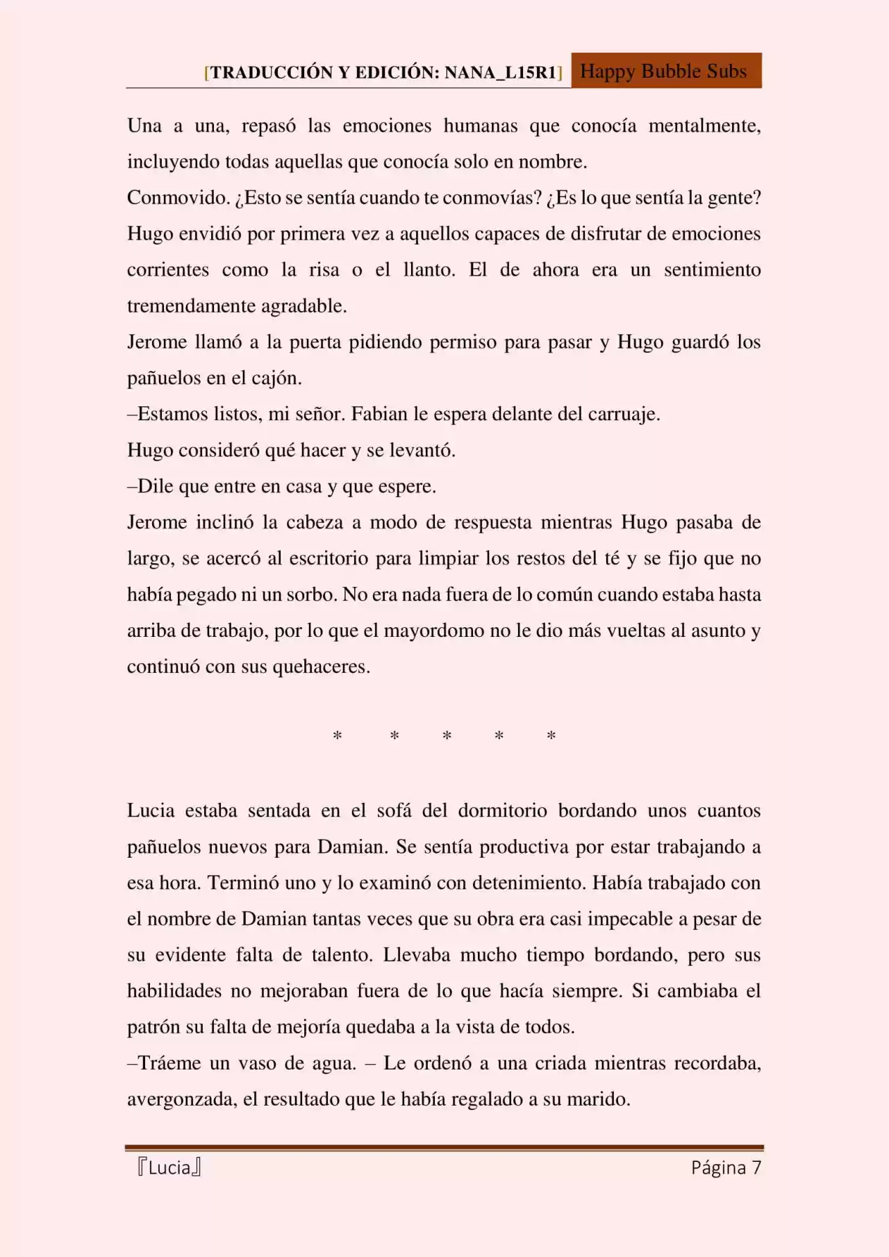 Lucia (Novela) - Capítulo 87 - Página 7 - LectorTMOo