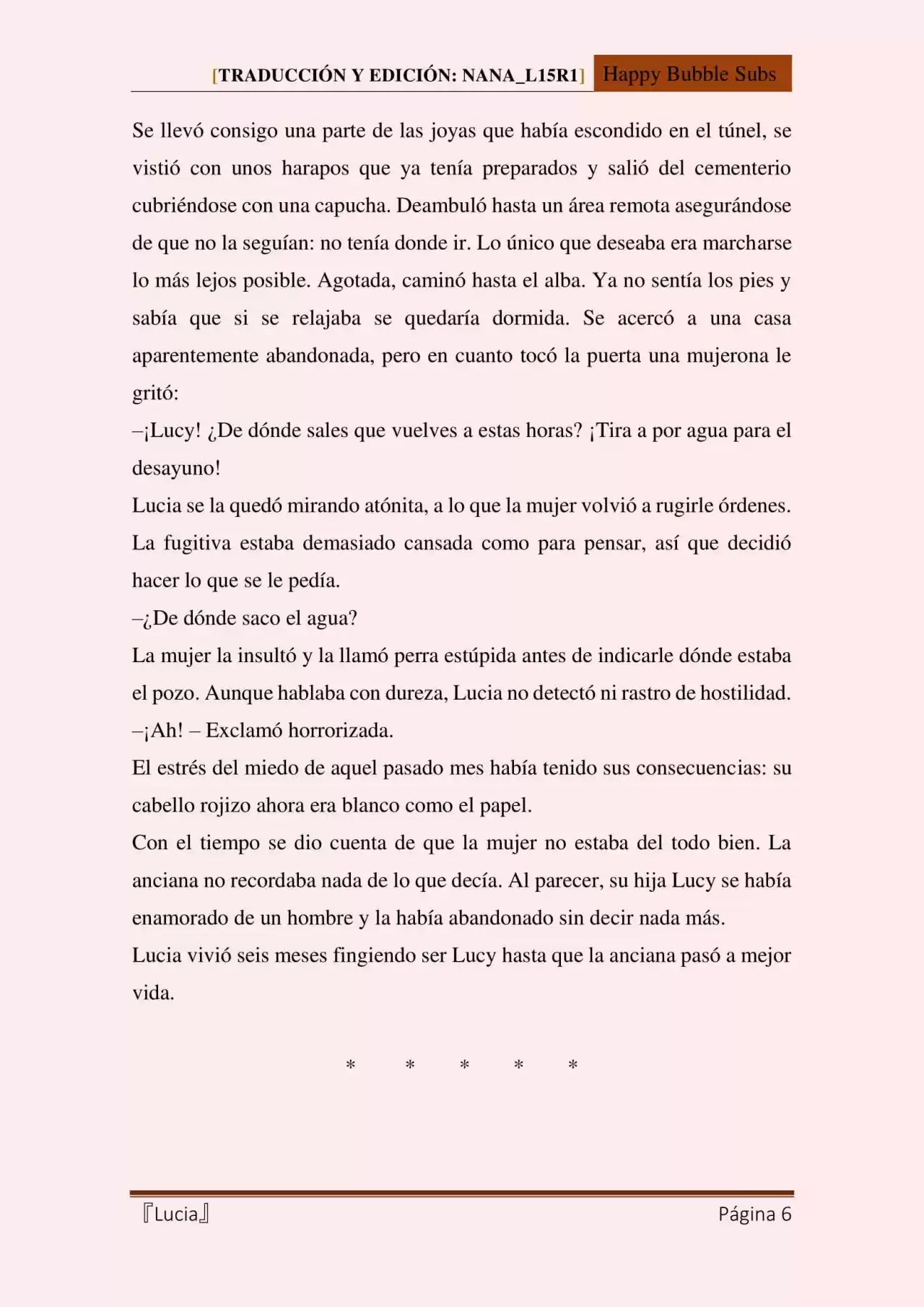 Lucia (Novela) - Capítulo 89 - Página 6 - LectorTMOo