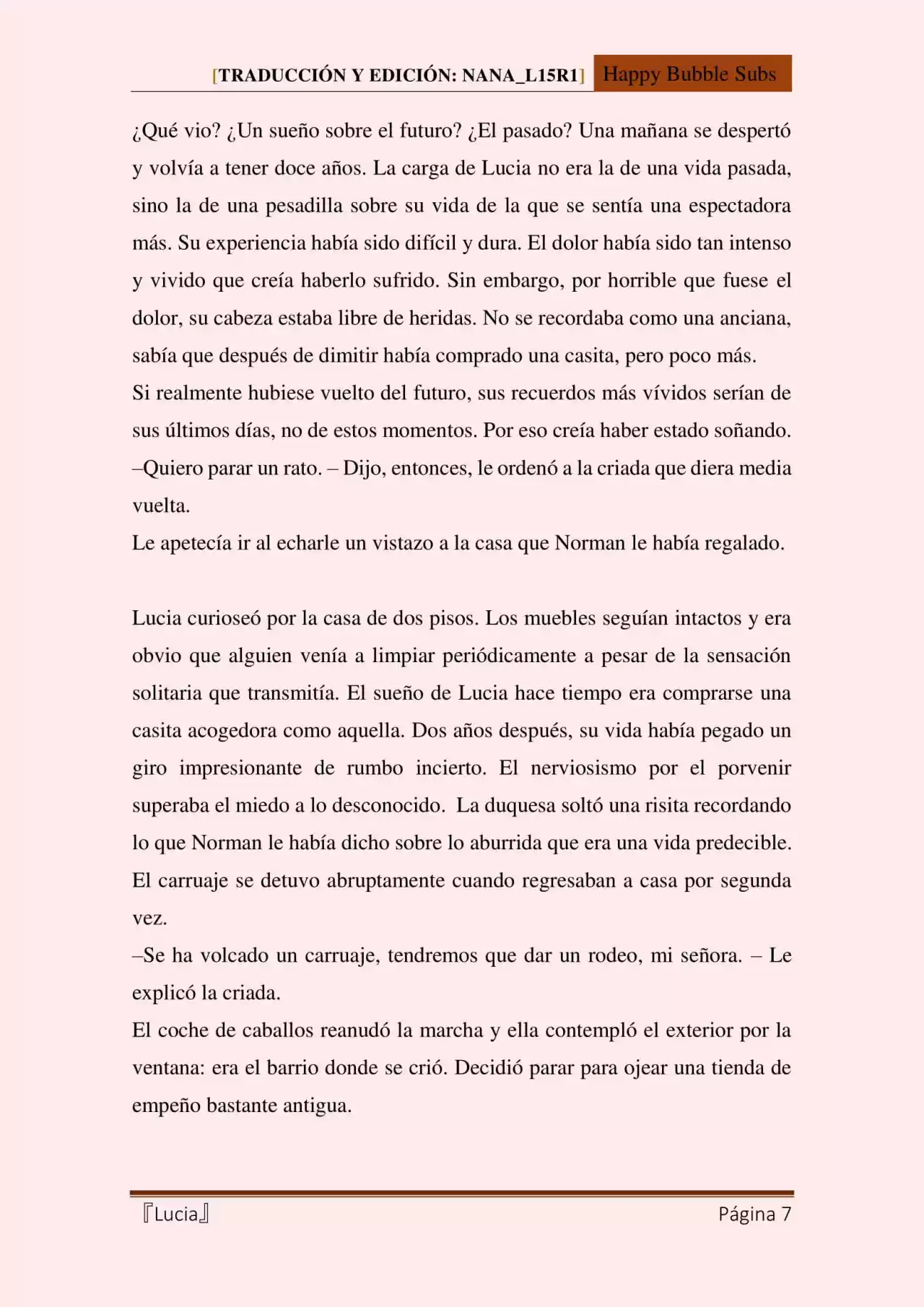 Lucia (Novela) - Capítulo 89 - Página 7 - LectorTMOo