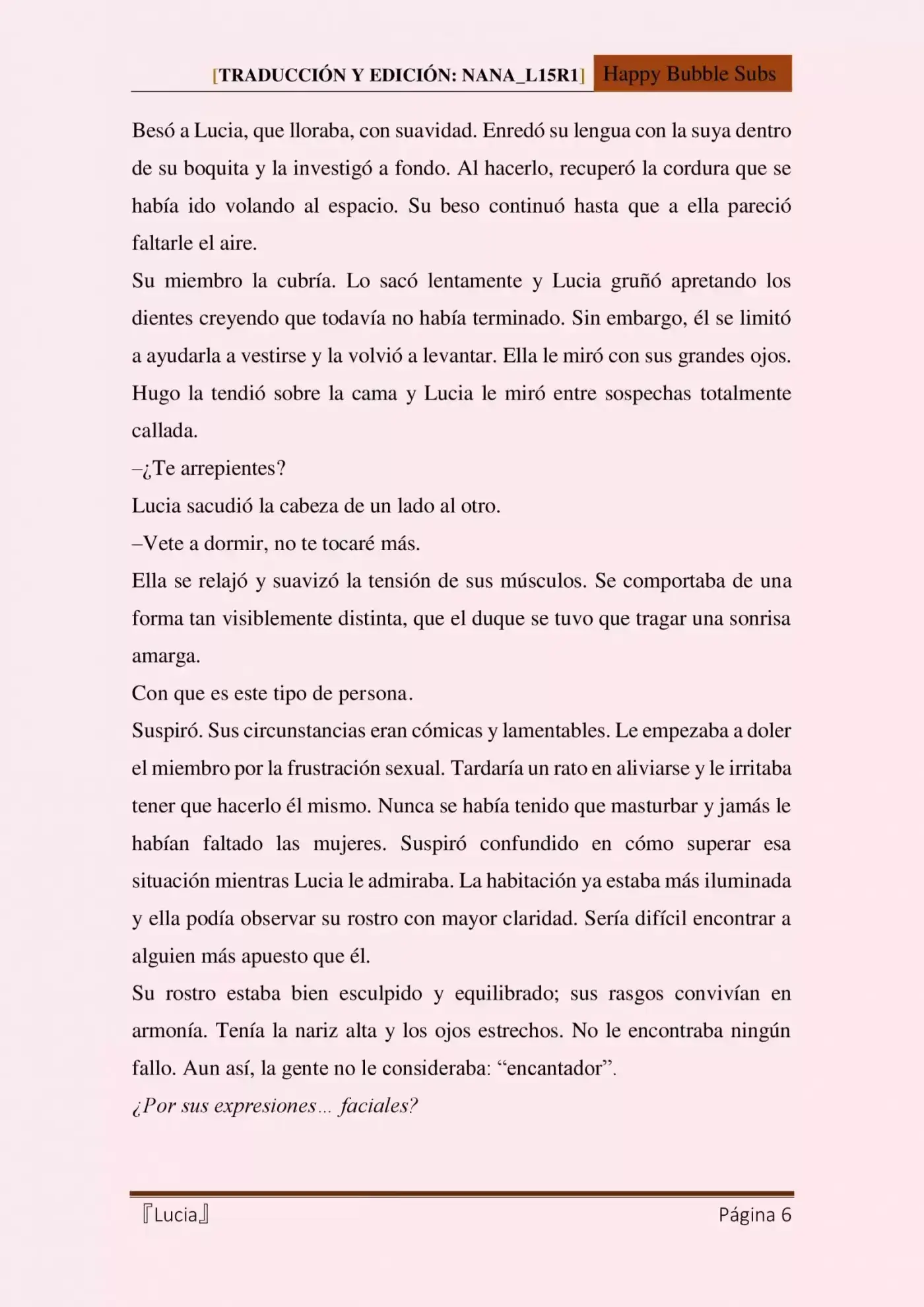 Lucia (Novela) - Capítulo 9 - Página 6 - LectorTMOo