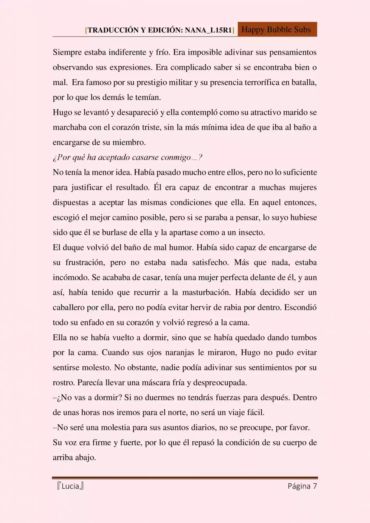 Lucia (Novela) - Capítulo 9 - Página 7 - LectorTMOo