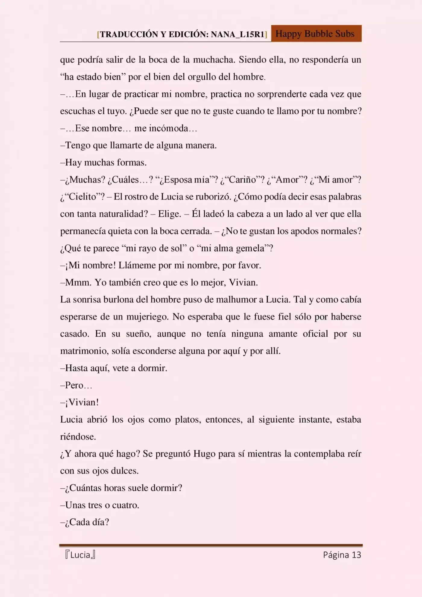Lucia (Novela) - Capítulo 9 - Página 13 - LectorTMOo