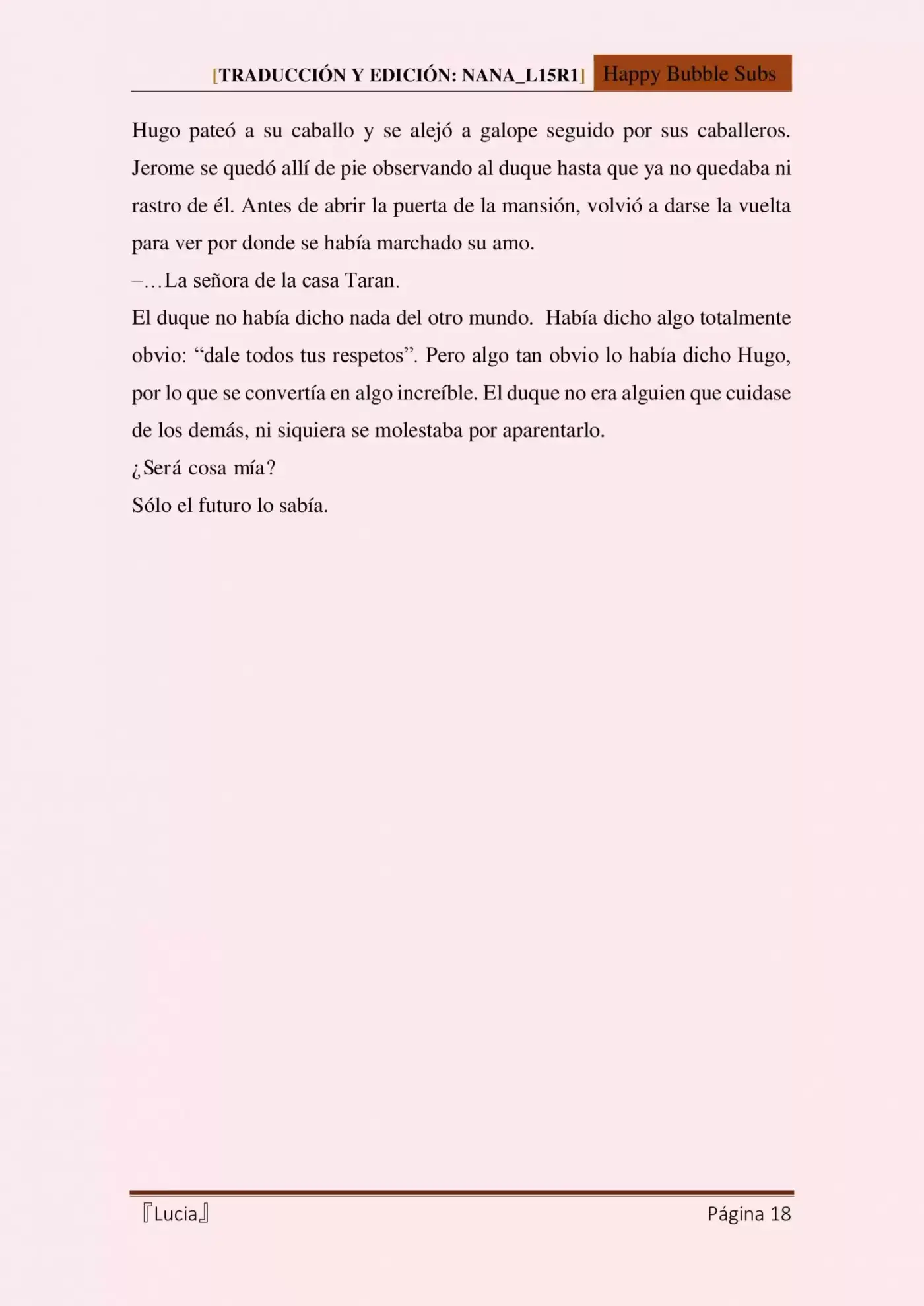 Lucia (Novela) - Capítulo 9 - Página 18 - LectorTMOo