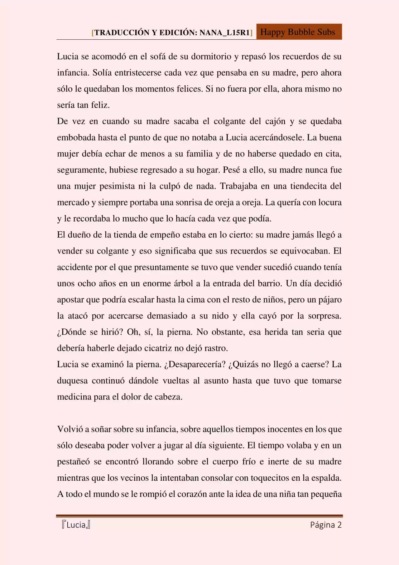 Lucia (Novela) - Capítulo 90 - Página 2 - LectorTMOo