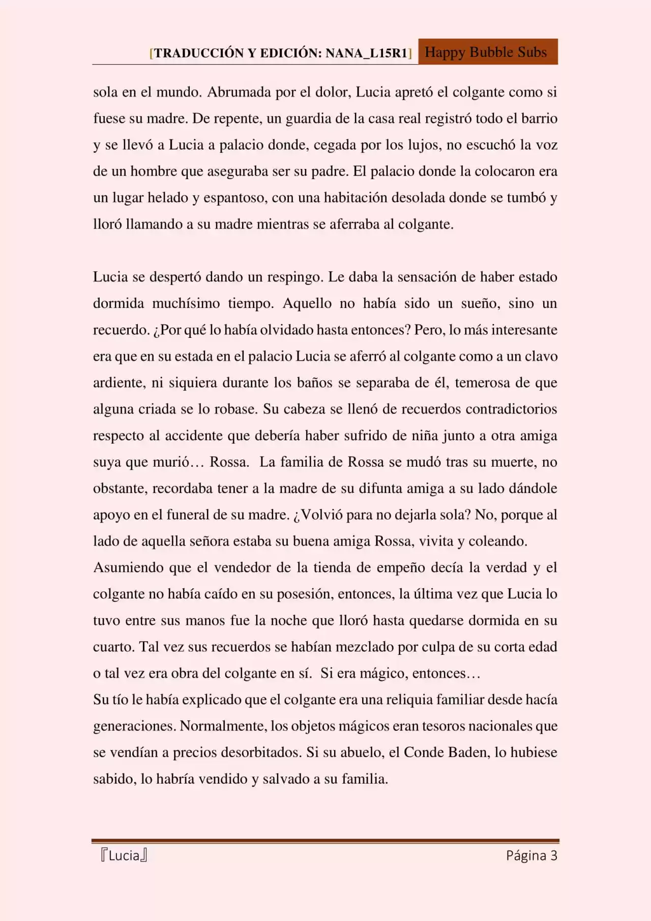 Lucia (Novela) - Capítulo 90 - Página 3 - LectorTMOo