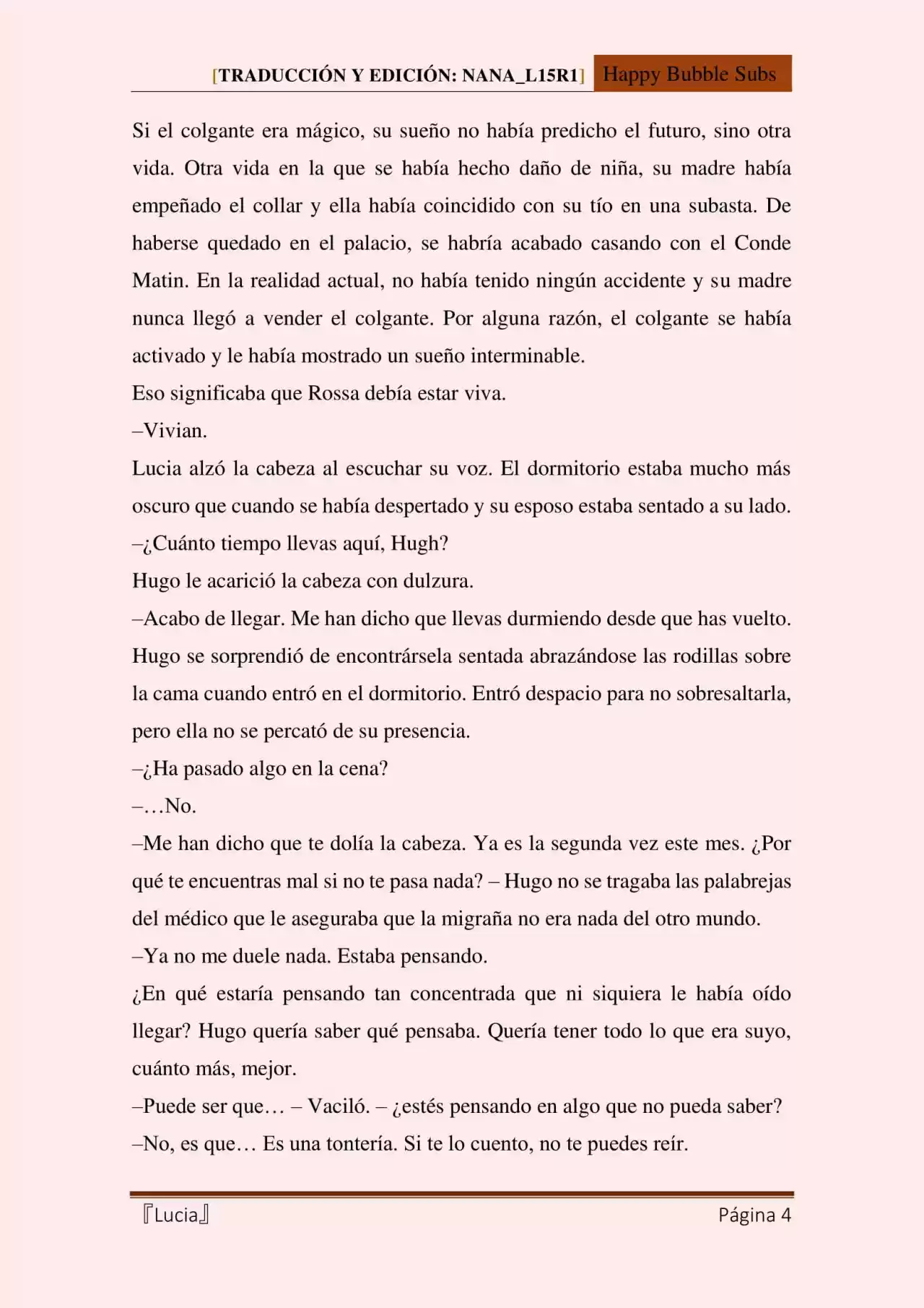 Lucia (Novela) - Capítulo 90 - Página 4 - LectorTMOo