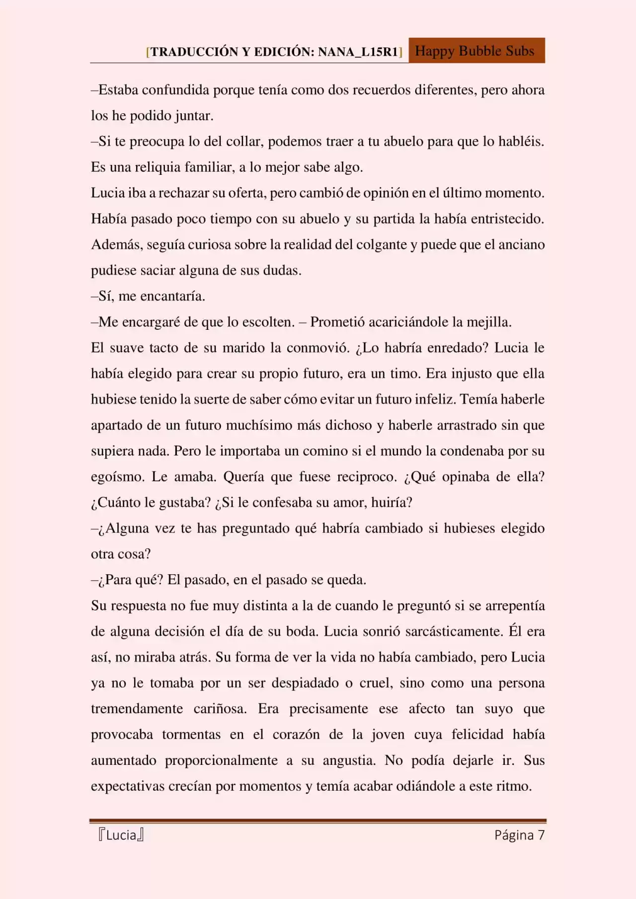 Lucia (Novela) - Capítulo 90 - Página 7 - LectorTMOo
