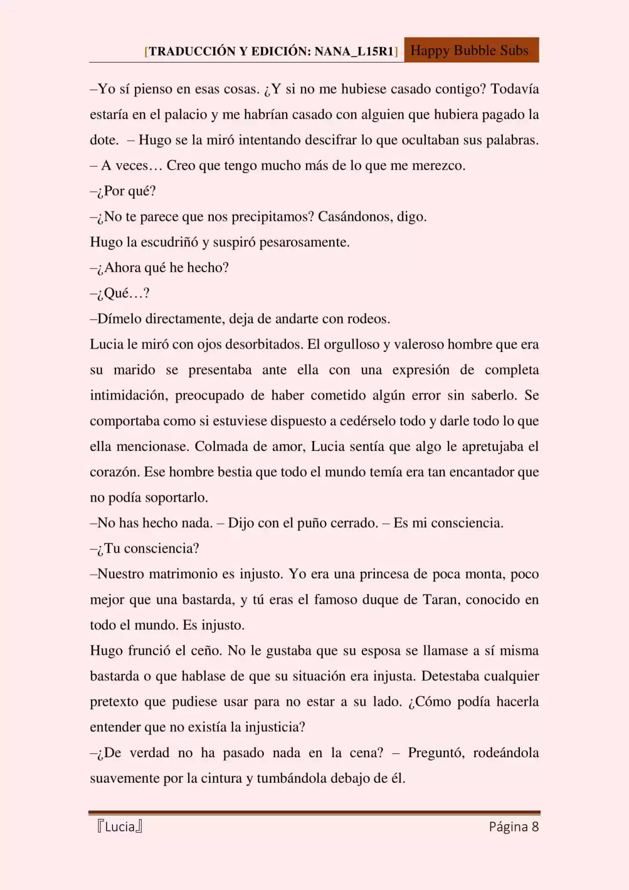 Lucia (Novela) - Capítulo 90 - Página 8 - LectorTMOo