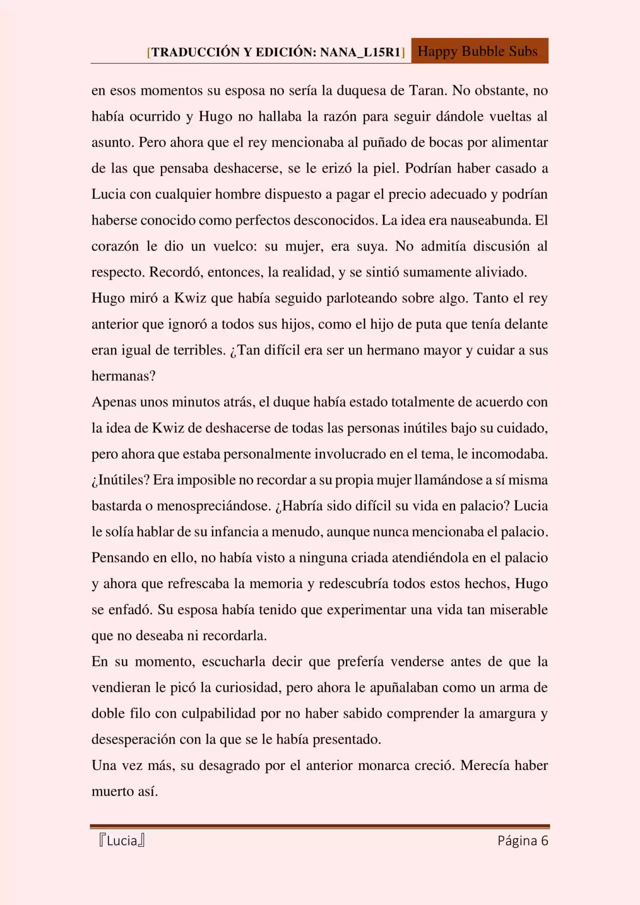 Lucia (Novela) - Capítulo 91 - Página 6 - LectorTMOo