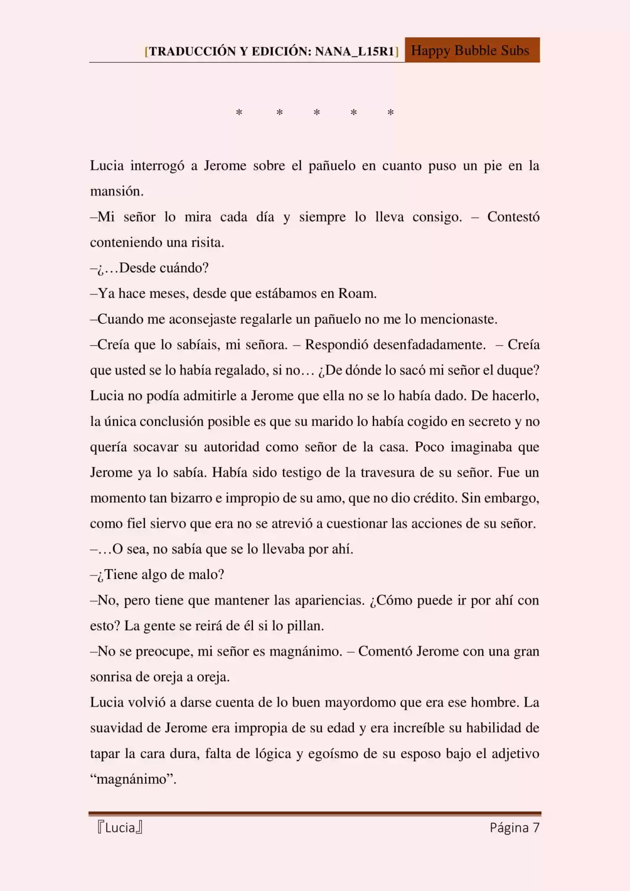 Lucia (Novela) - Capítulo 91 - Página 7 - LectorTMOo