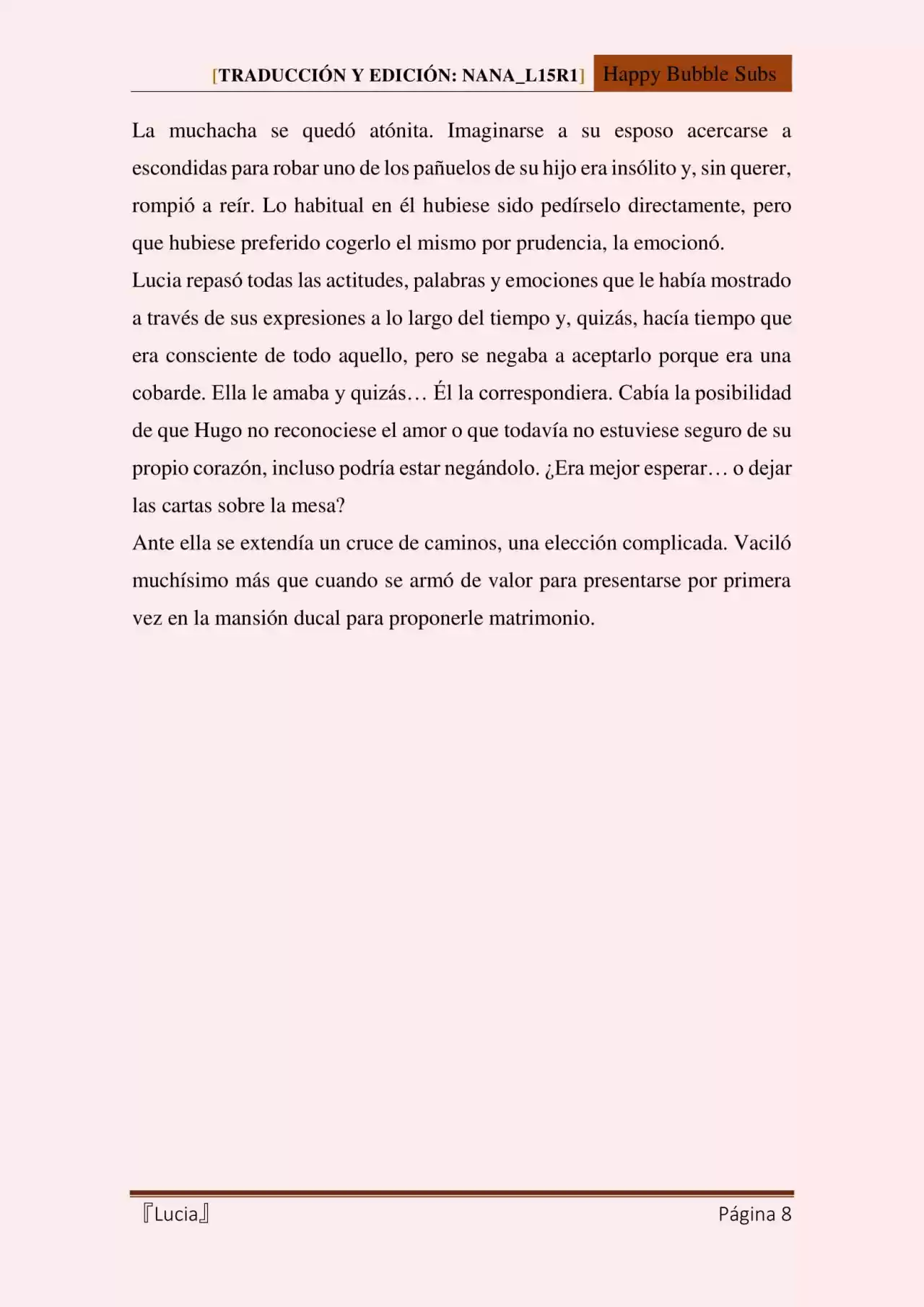 Lucia (Novela) - Capítulo 91 - Página 8 - LectorTMOo