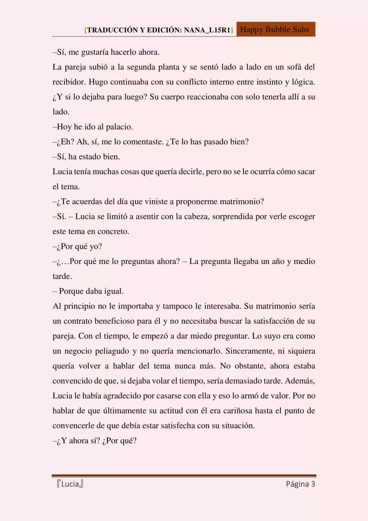 Lucia (Novela) - Capítulo 92 - Página 3 - LectorTMOo