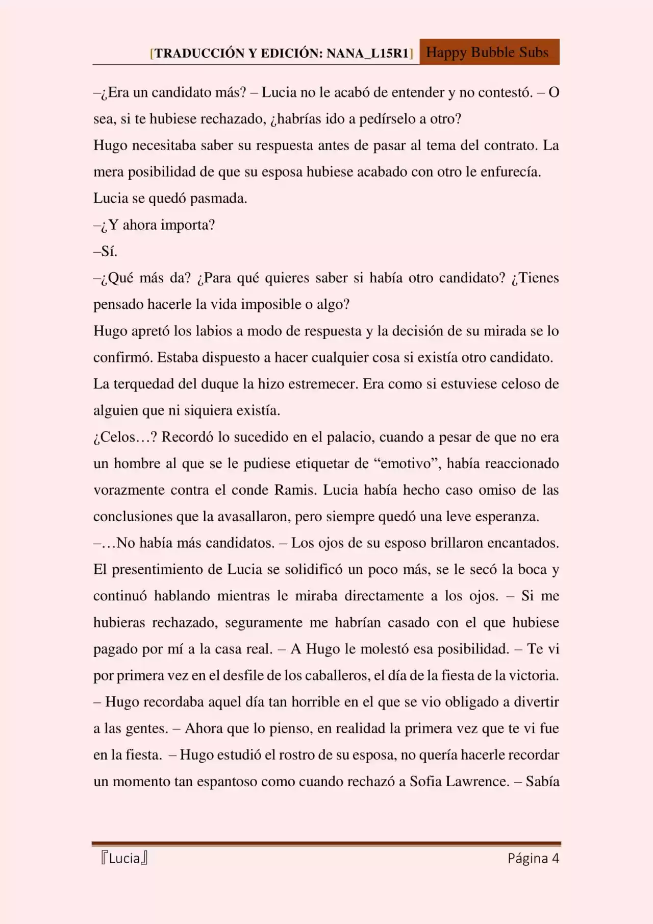 Lucia (Novela) - Capítulo 92 - Página 4 - LectorTMOo