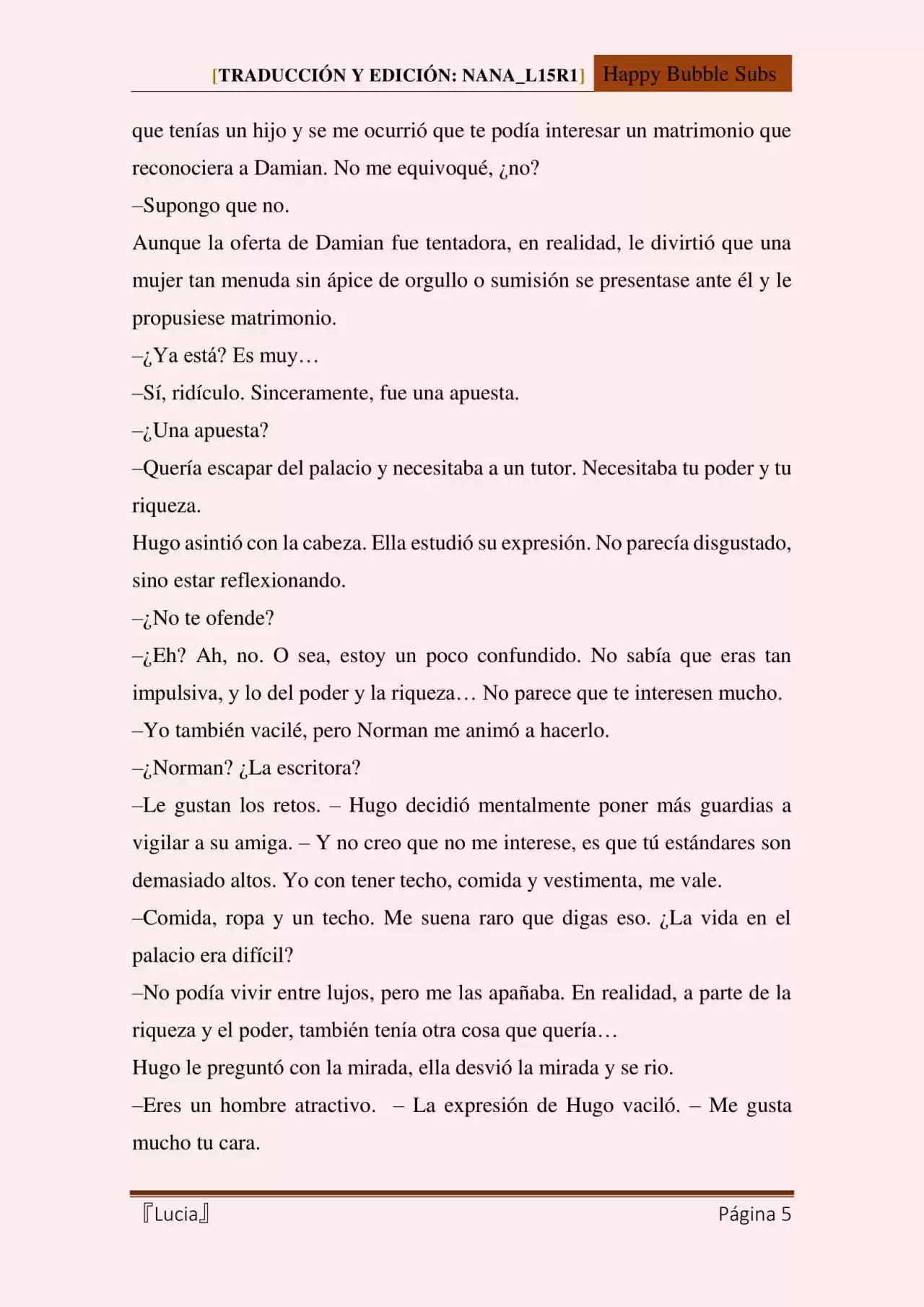 Lucia (Novela) - Capítulo 92 - Página 5 - LectorTMOo