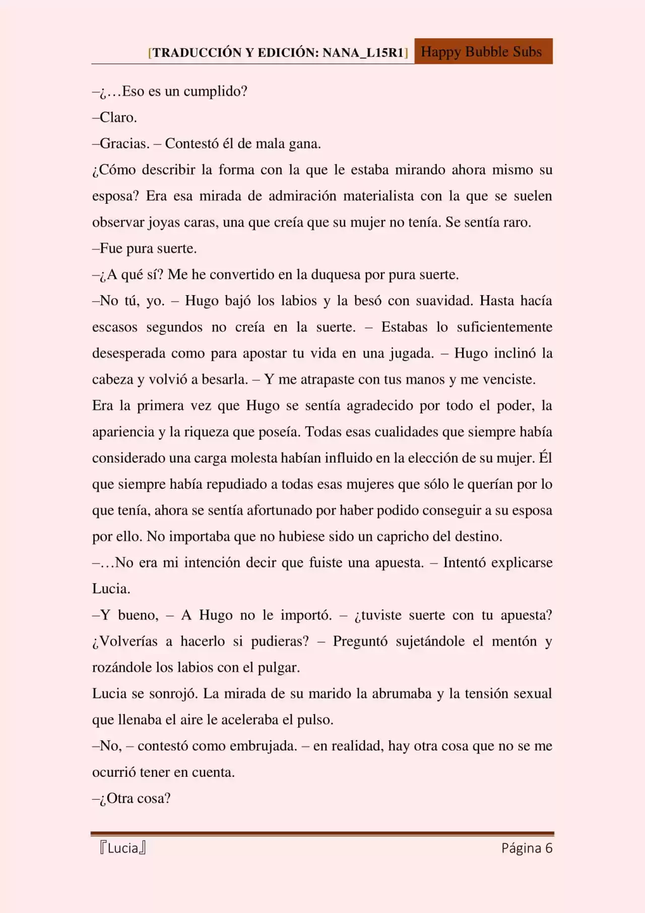 Lucia (Novela) - Capítulo 92 - Página 6 - LectorTMOo