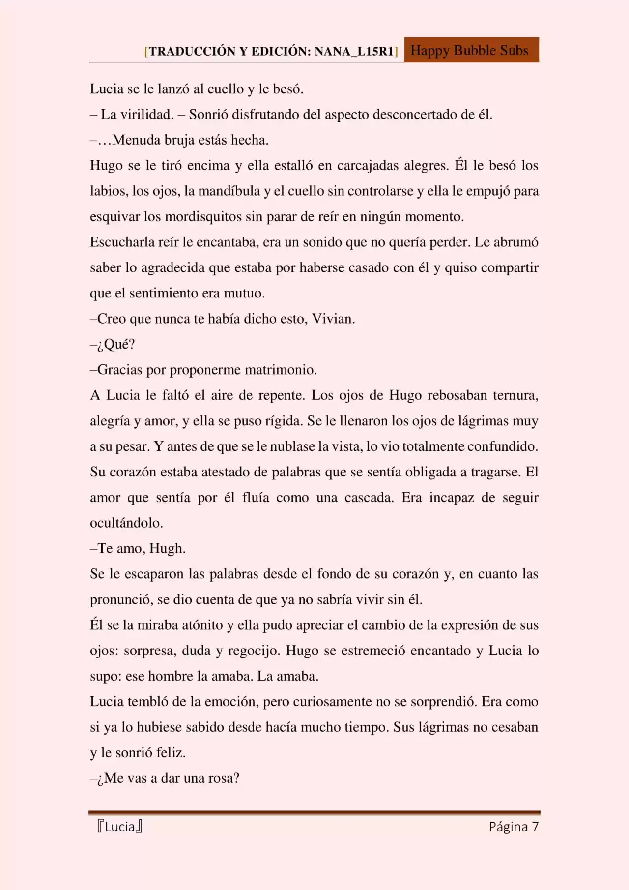 Lucia (Novela) - Capítulo 92 - Página 7 - LectorTMOo