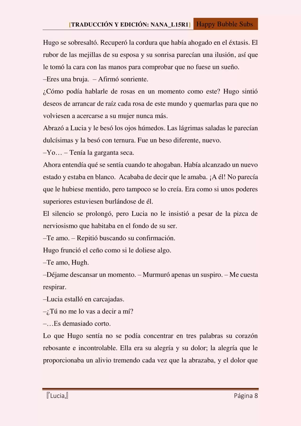 Lucia (Novela) - Capítulo 92 - Página 8 - LectorTMOo