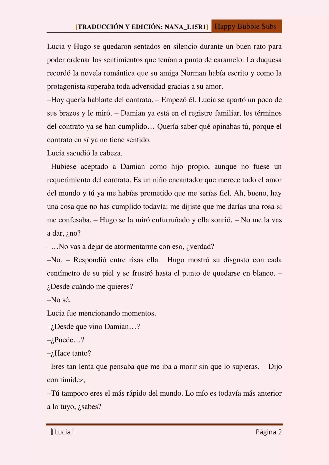 Lucia (Novela) - Capítulo 93 - Página 2 - LectorTMOo