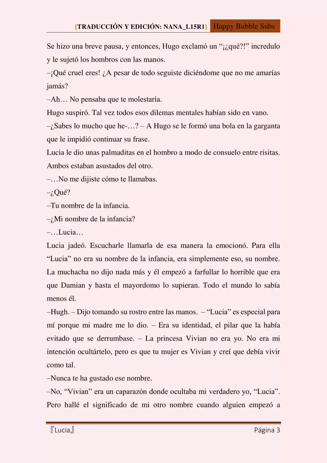 Lucia (Novela) - Capítulo 93 - Página 3 - LectorTMOo