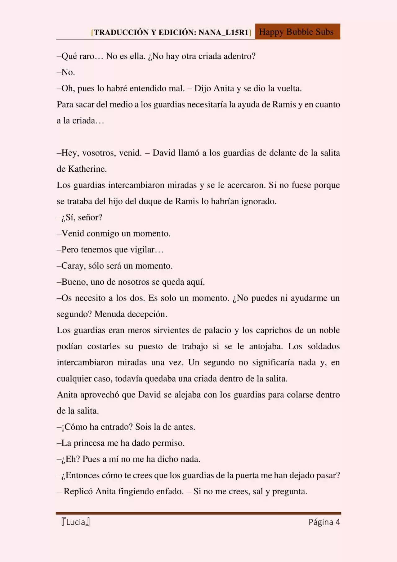 Lucia (Novela) - Capítulo 99 - Página 4 - LectorTMOo