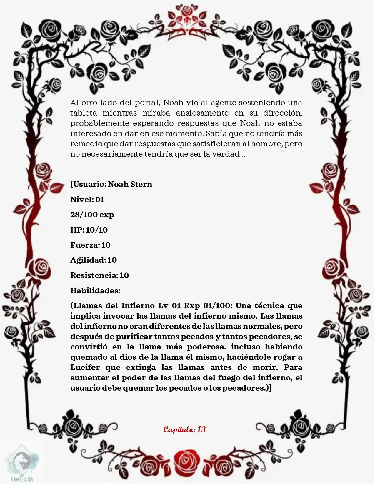 Lucifer's Descendant System (Novela) - Capítulo 13 - Página 9 - LectorTMOo