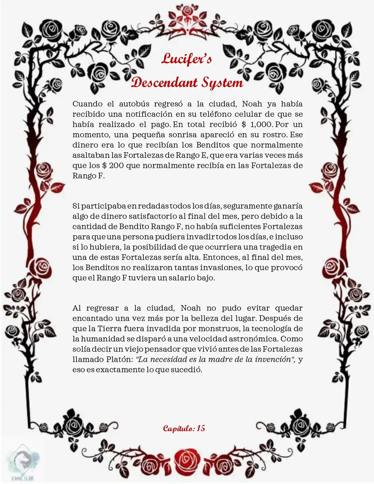 Lucifer's Descendant System (Novela) - Capítulo 15 - Página 2 - LectorTMOo