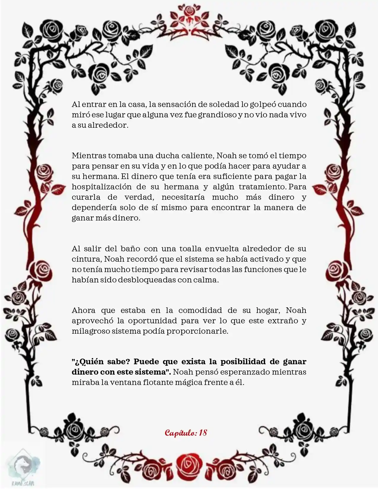 Lucifer's Descendant System (Novela) - Capítulo 18 - Página 8 - LectorTMOo