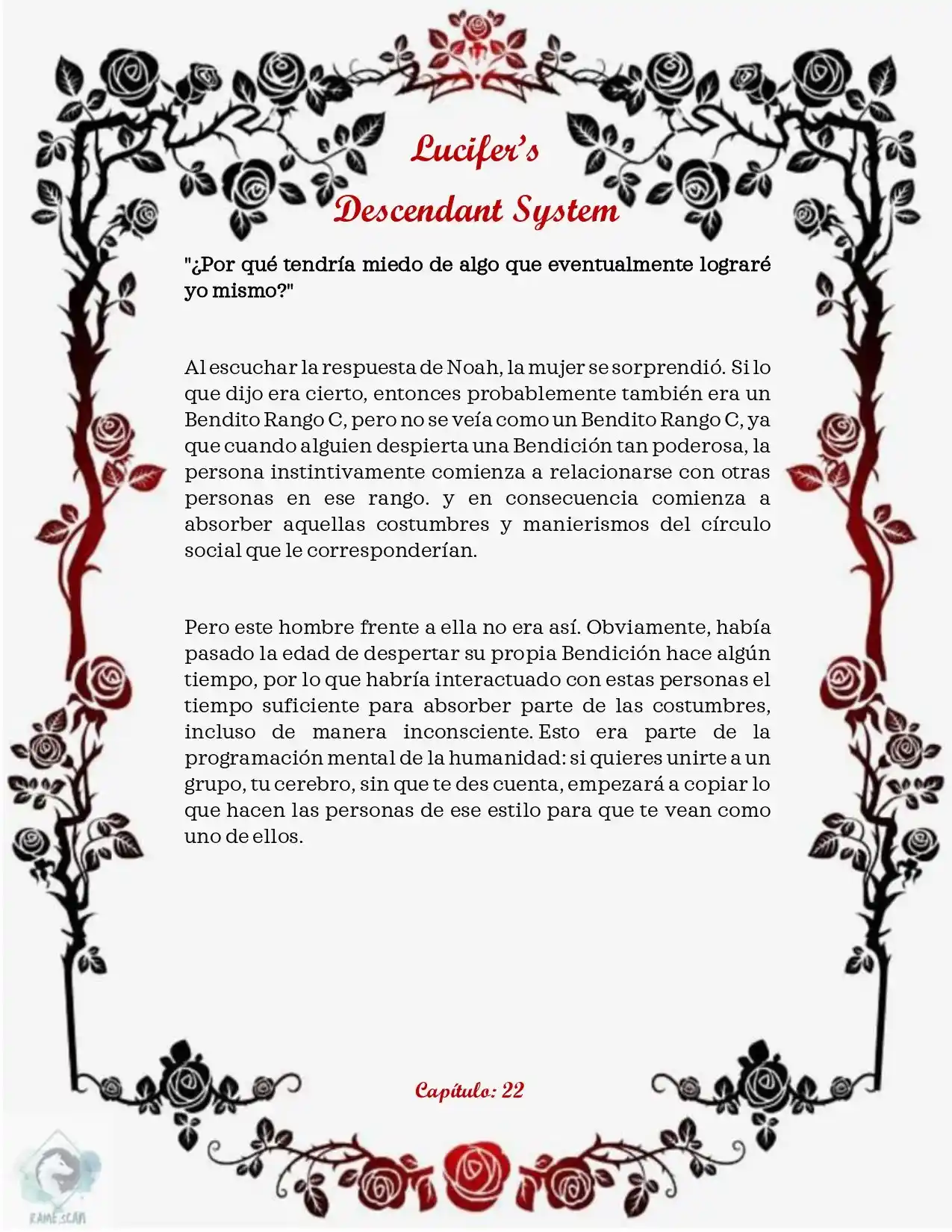 Lucifer's Descendant System (Novela) - Capítulo 22 - Página 2 - LectorTMOo