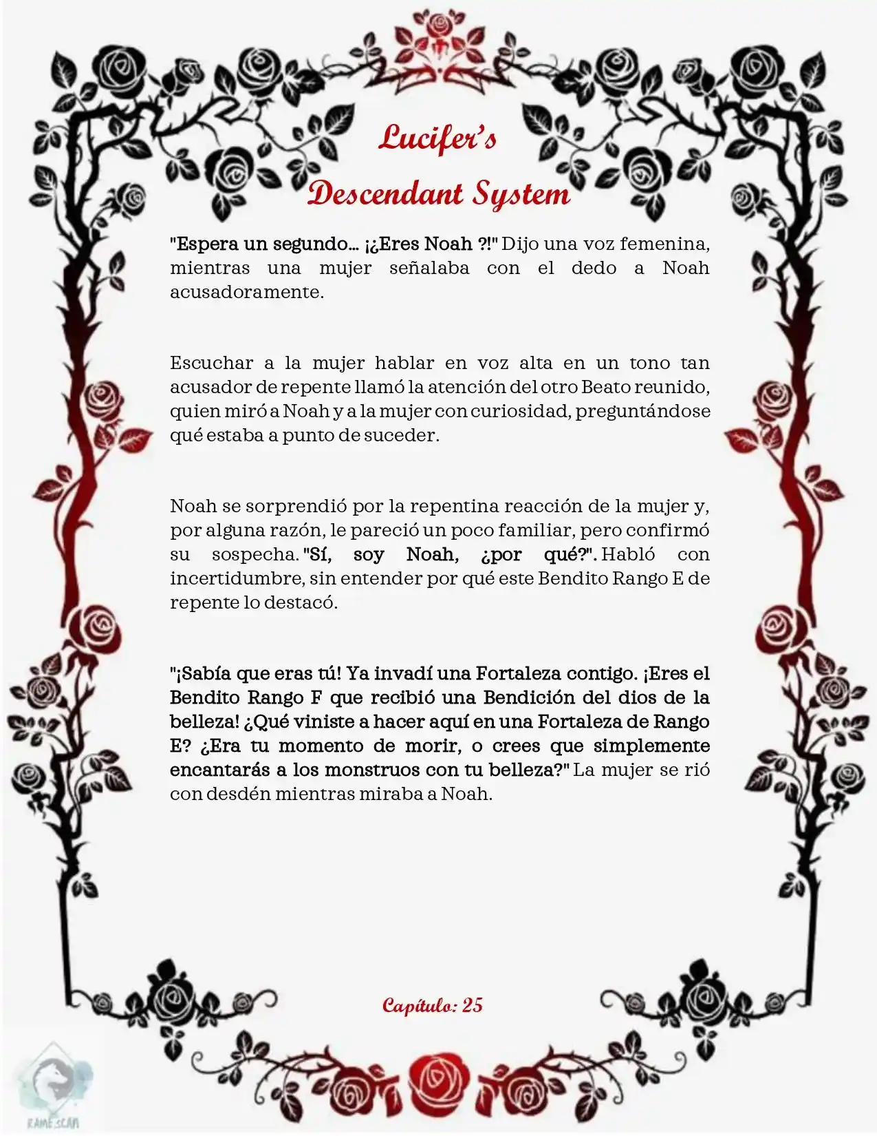 Lucifer's Descendant System (Novela) - Capítulo 25 - Página 2 - LectorTMOo