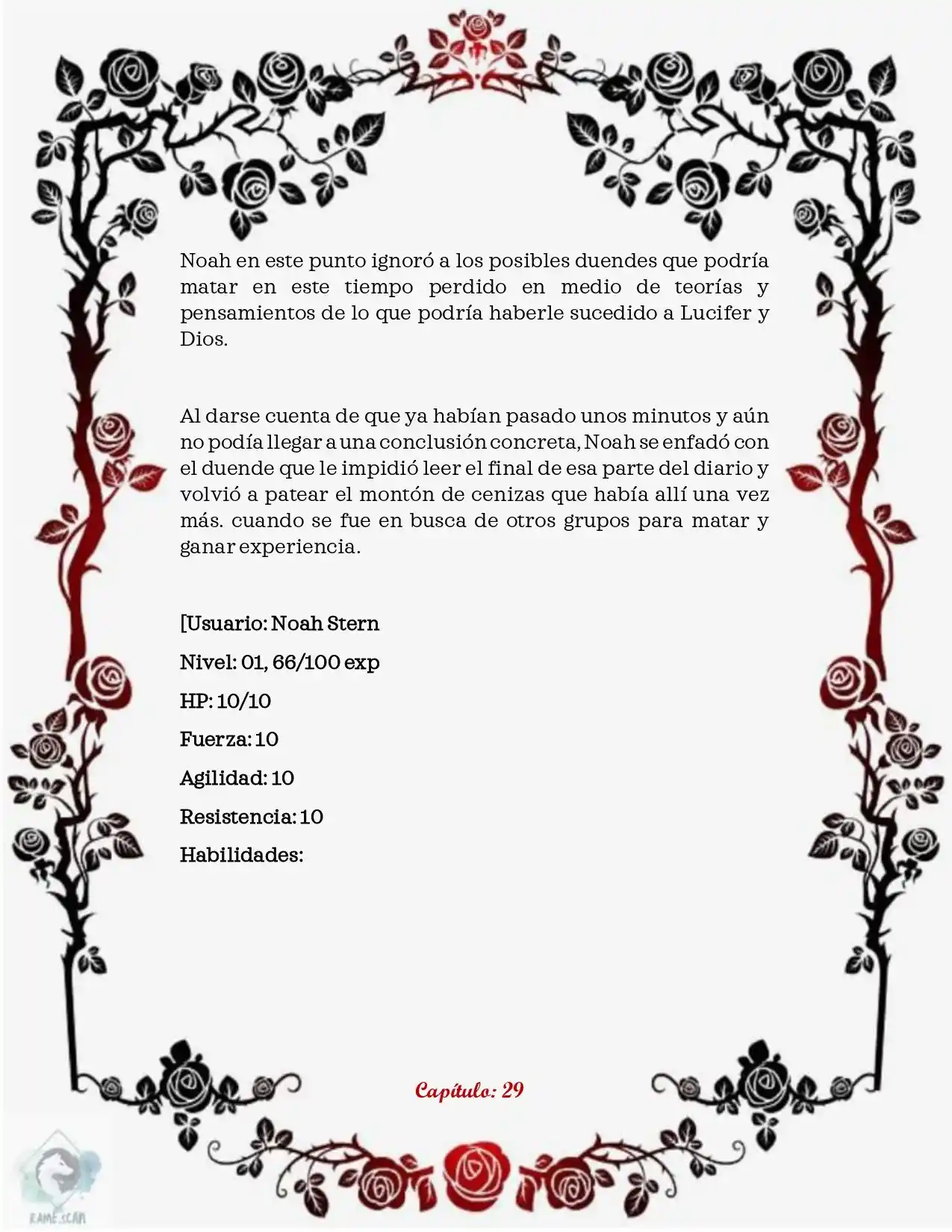 Lucifer's Descendant System (Novela) - Capítulo 29 - Página 8 - LectorTMOo