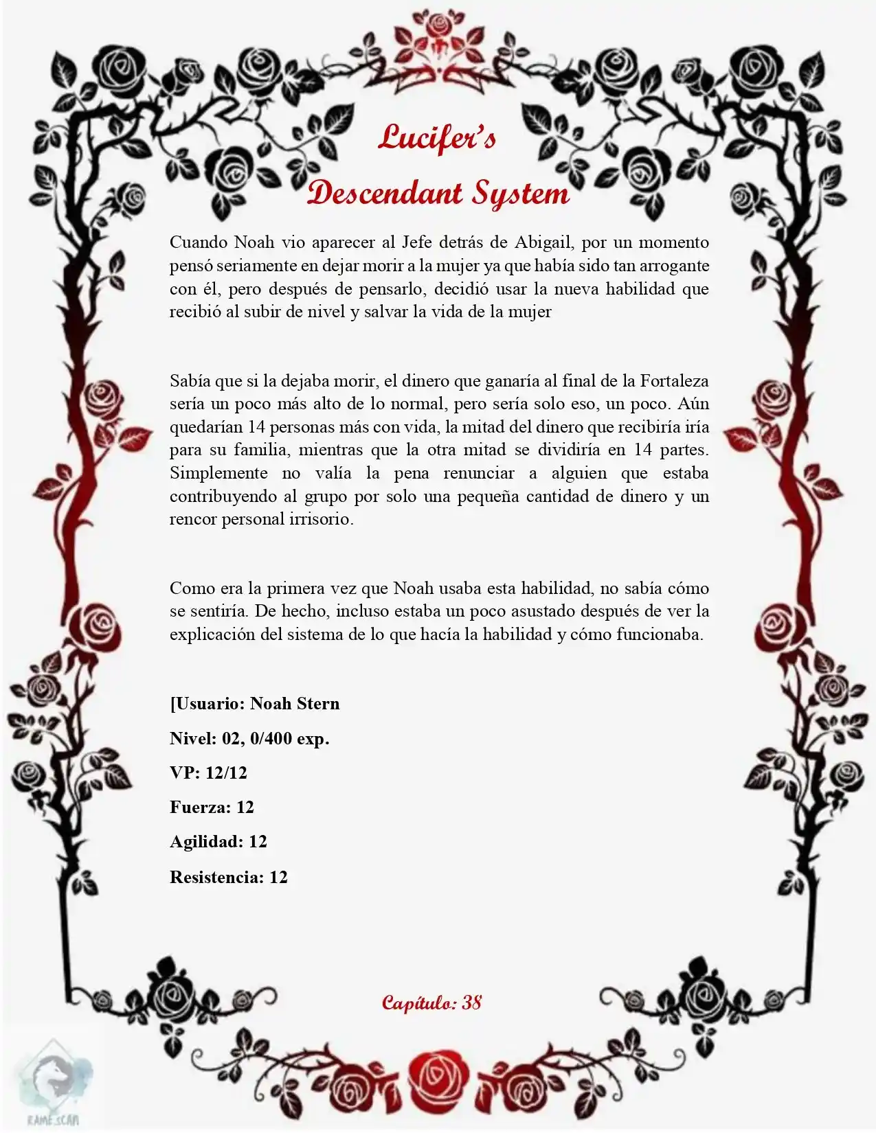 Lucifer's Descendant System (Novela) - Capítulo 38 - Página 2 - LectorTMOo