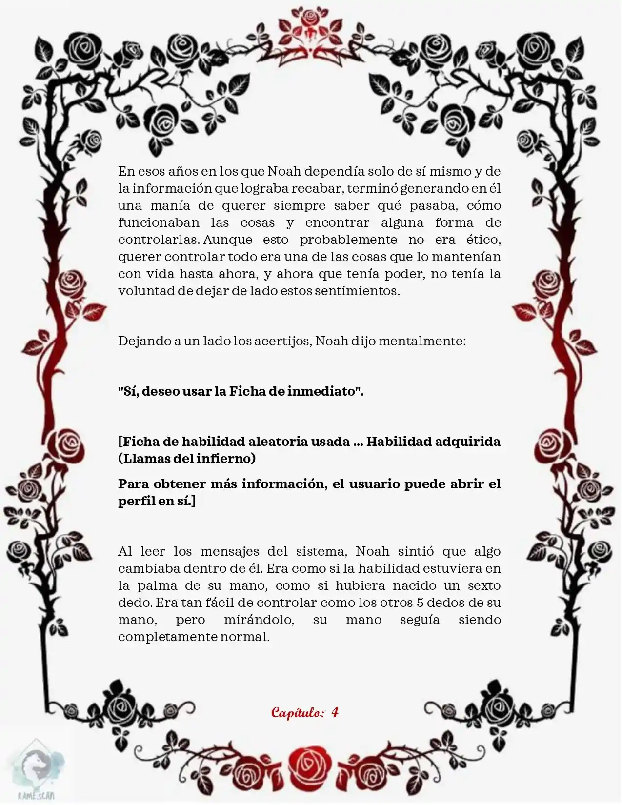 Lucifer's Descendant System (Novela) - Capítulo 4 - Página 4 - LectorTMOo