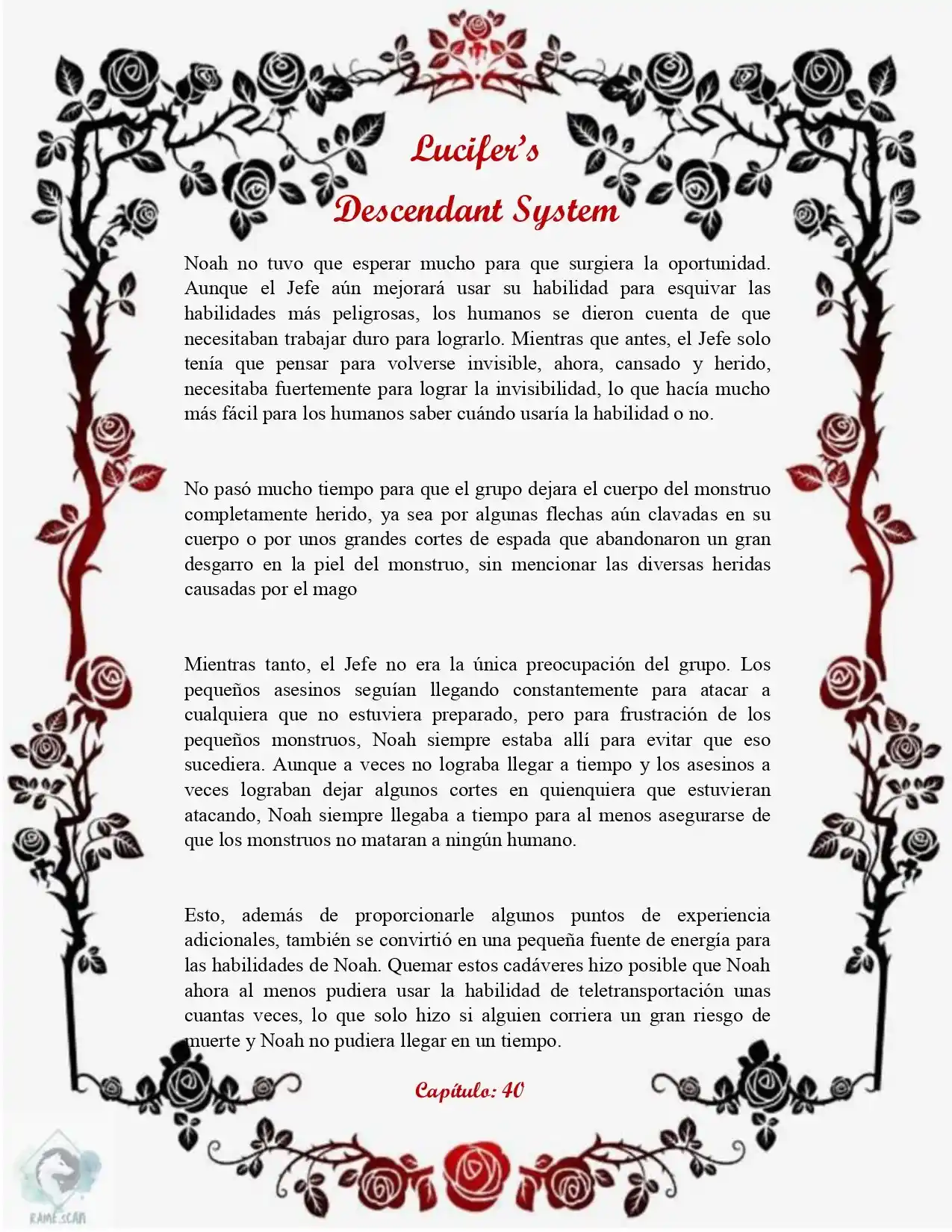 Lucifer's Descendant System (Novela) - Capítulo 40 - Página 2 - LectorTMOo